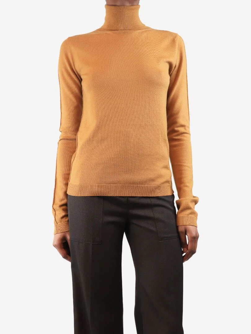 Brown Billie wool top - size M