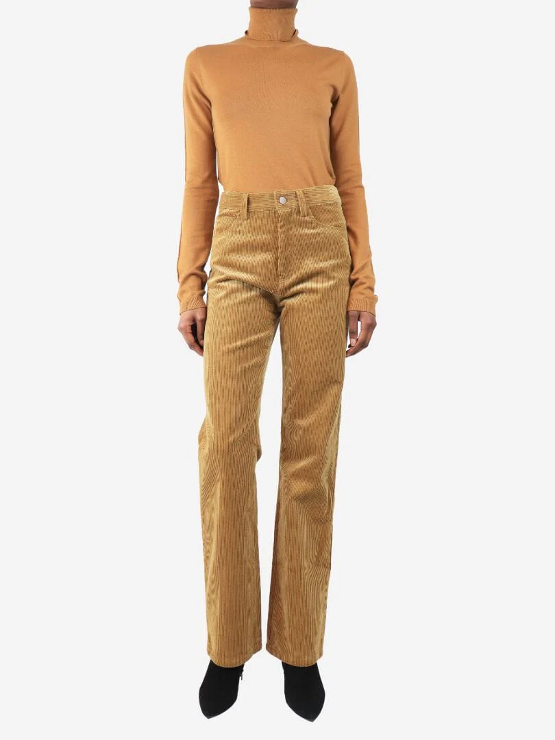 Brown Chia corduroy trousers - size W 24
