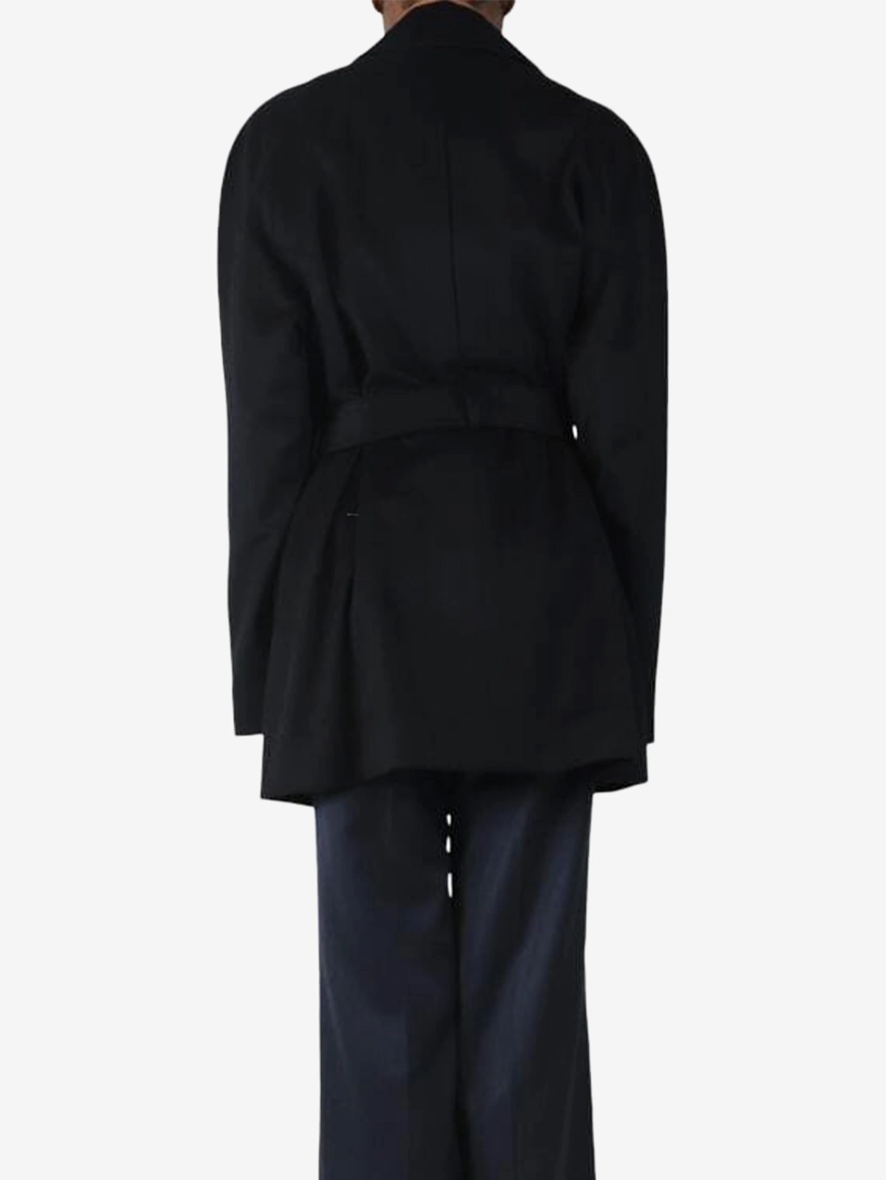 Emma black wool coat - size UK 10 - Image 2