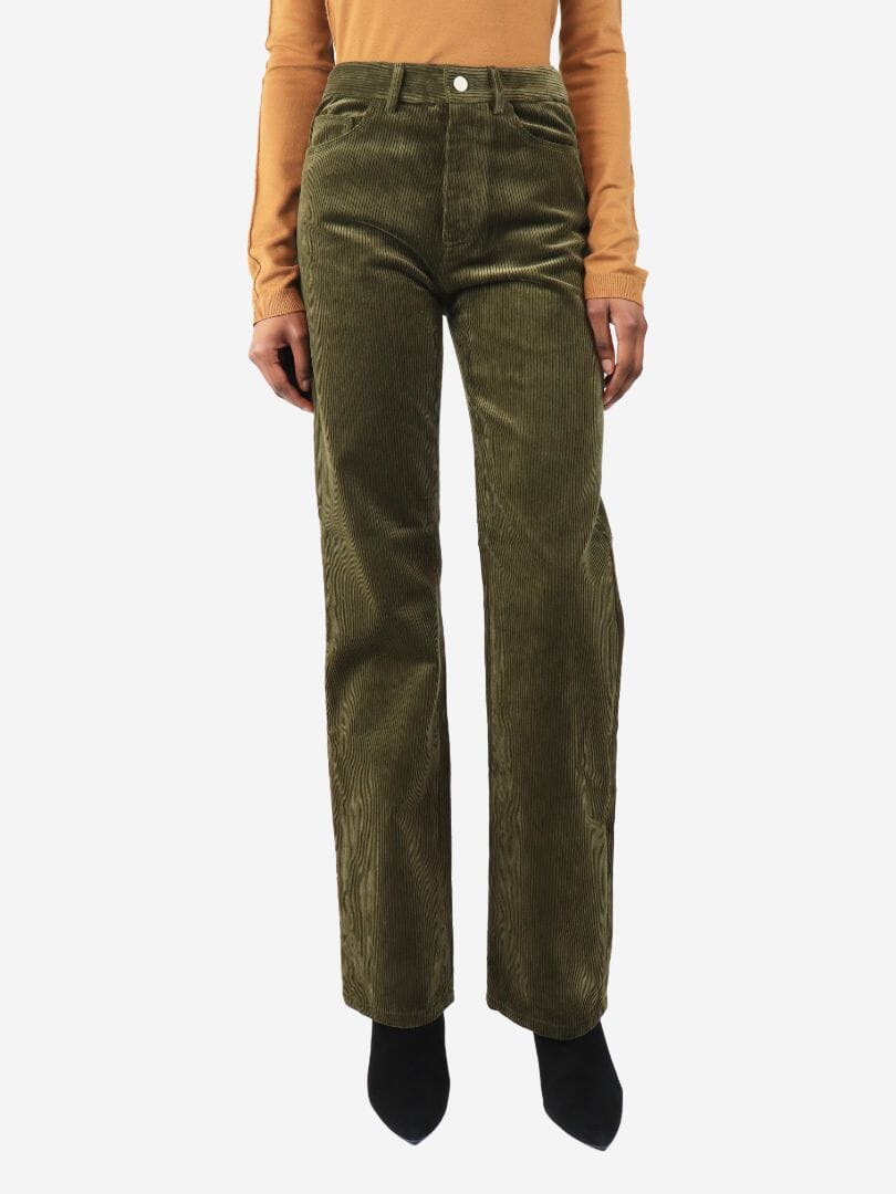 Green Chia corduroy trousers - size W 25