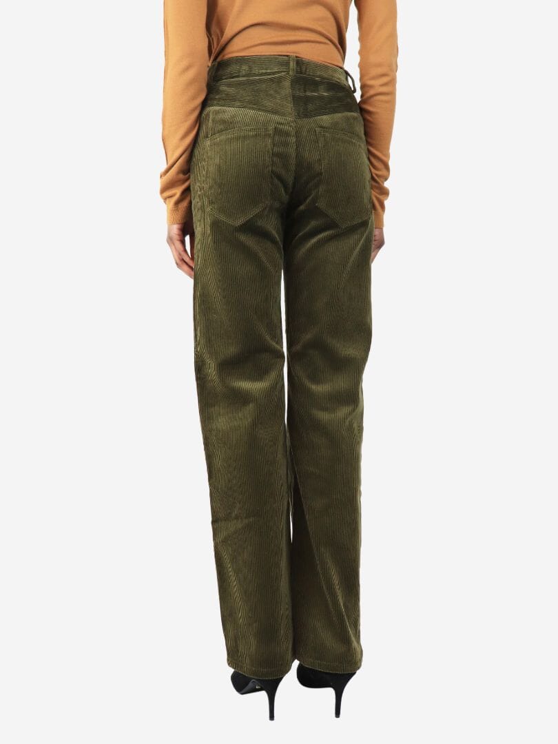 Green Chia corduroy trousers - size W 33 - Image 3