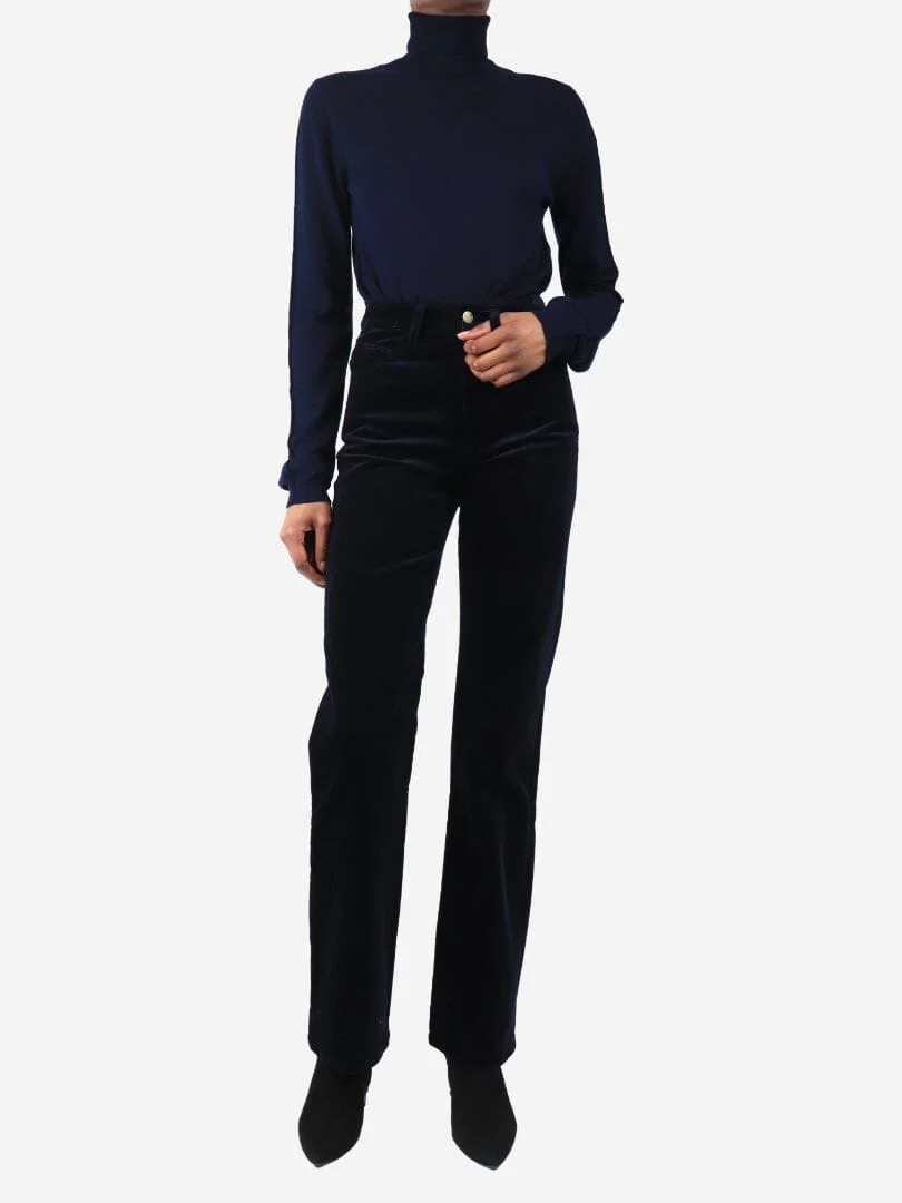 Navy Chia cord trousers - size W 31 - Image 2