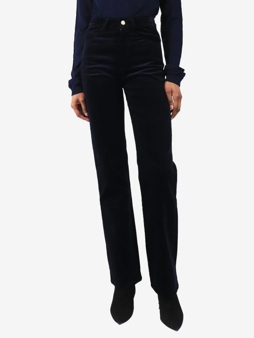 Navy Chia cord trousers - size W 33