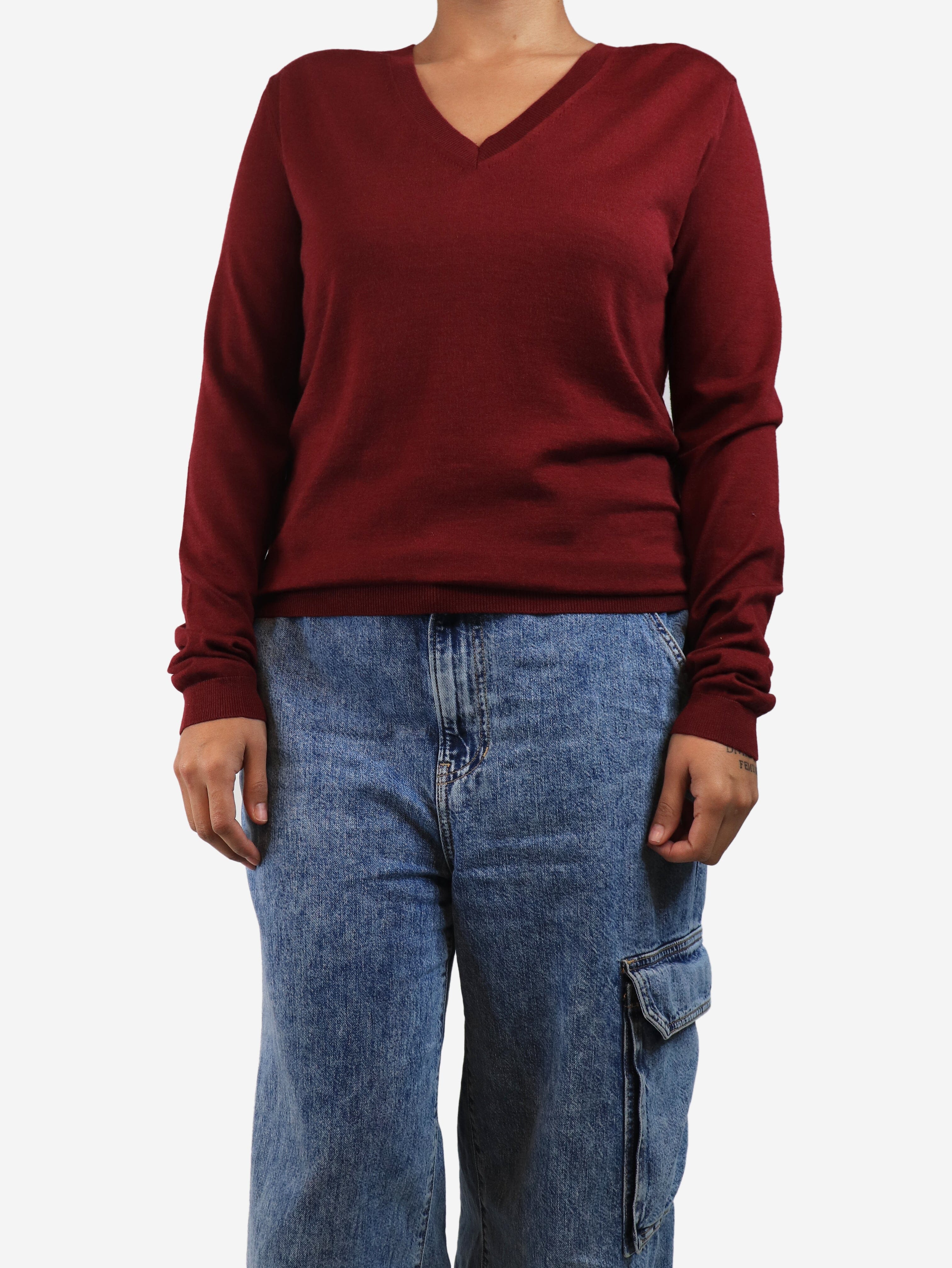 Red Paula knit top - size L - Image 3