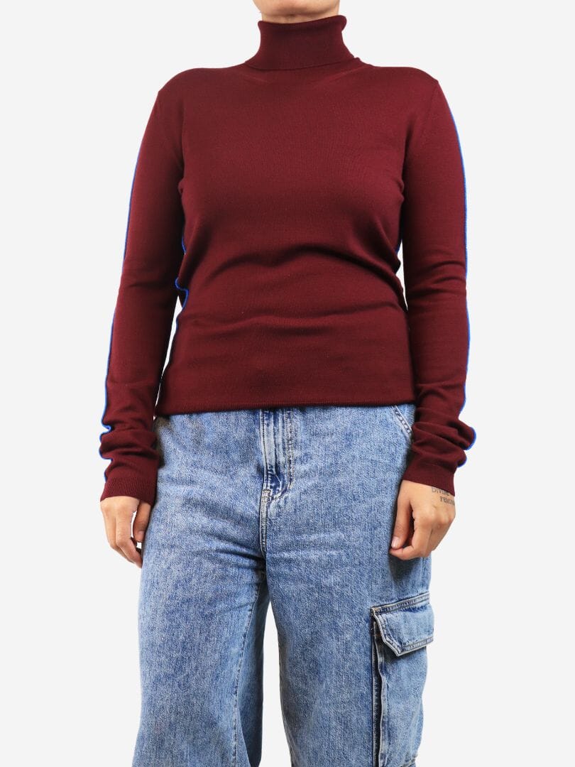 Red Paula knit top - size XL