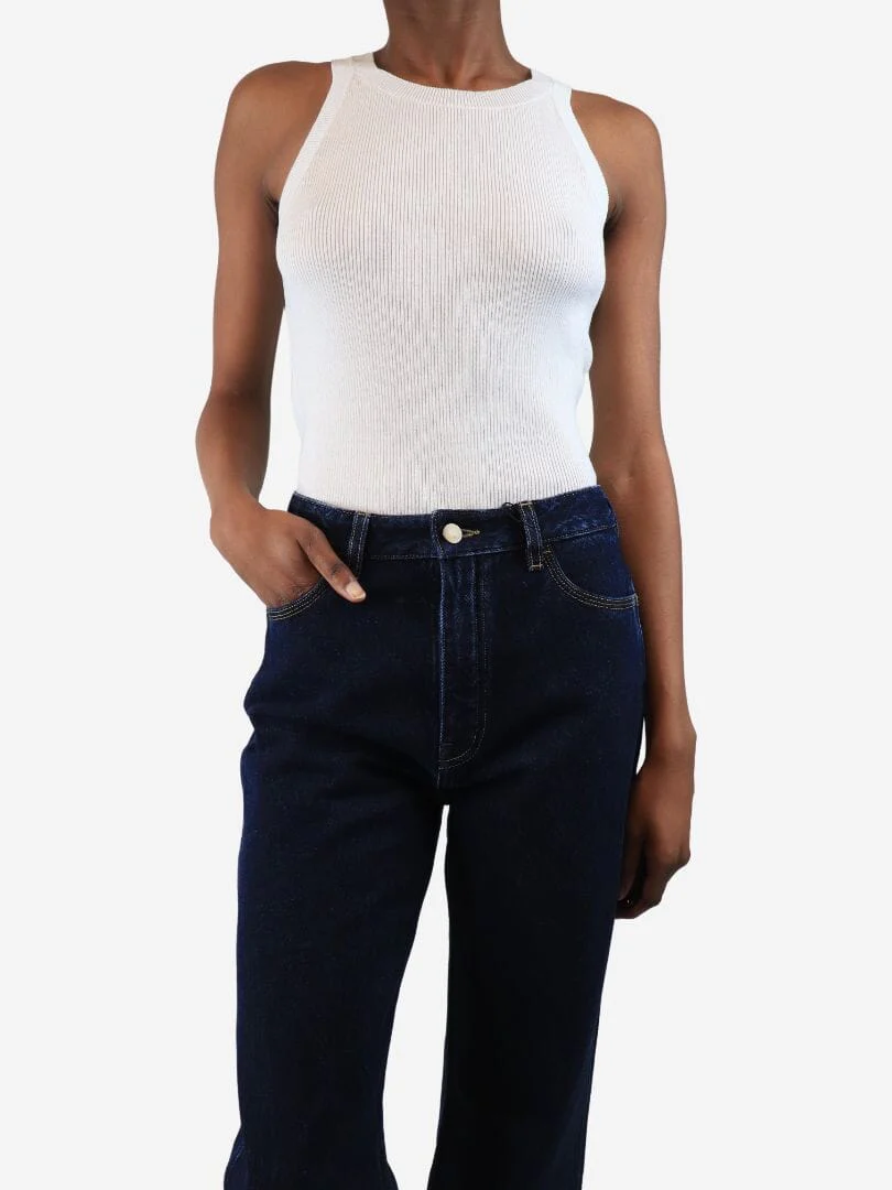 White Zoe vest top - size S - Image 3