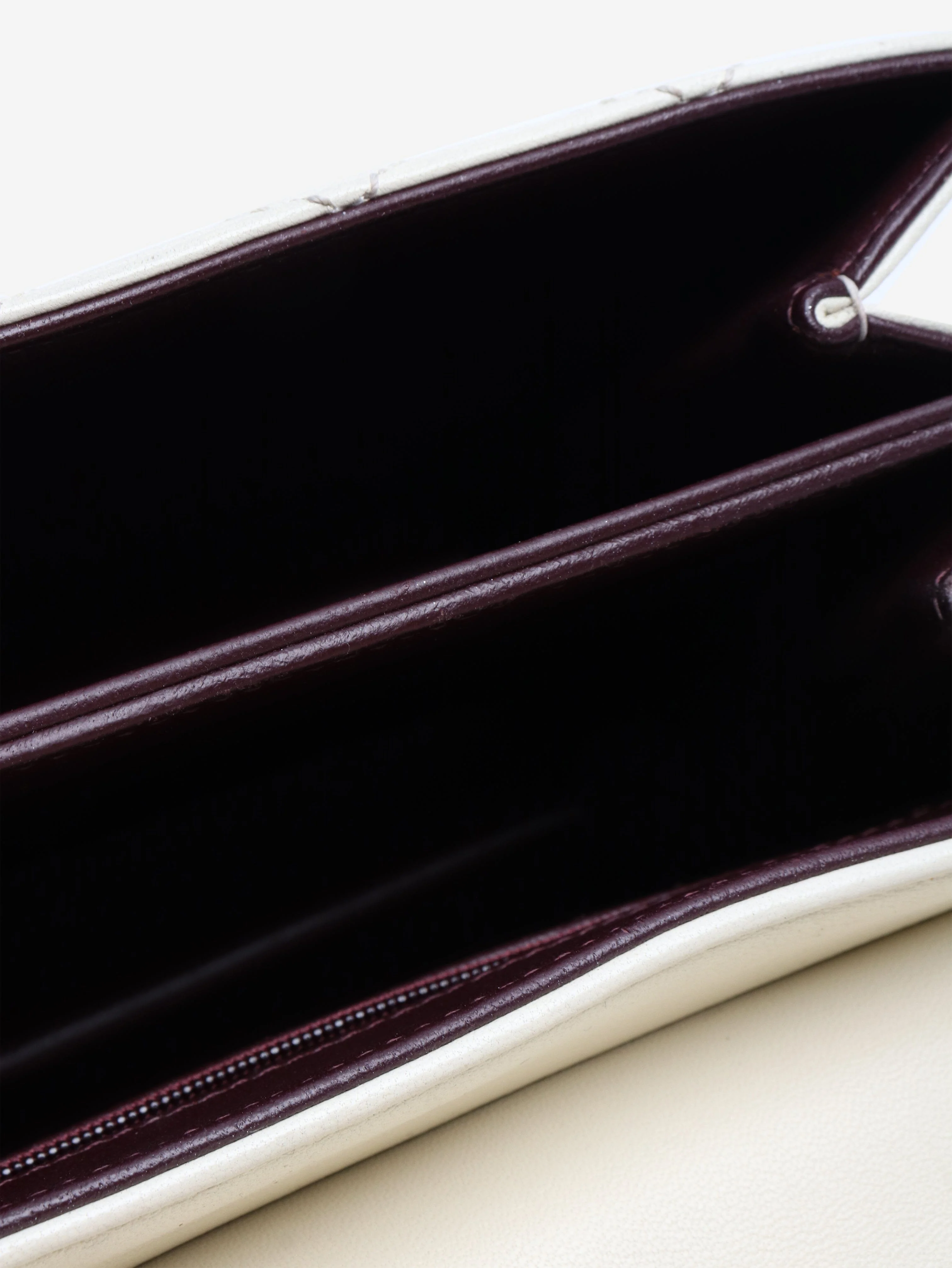 Ivory leather 2016 Beauty lock flap bag - Image 8