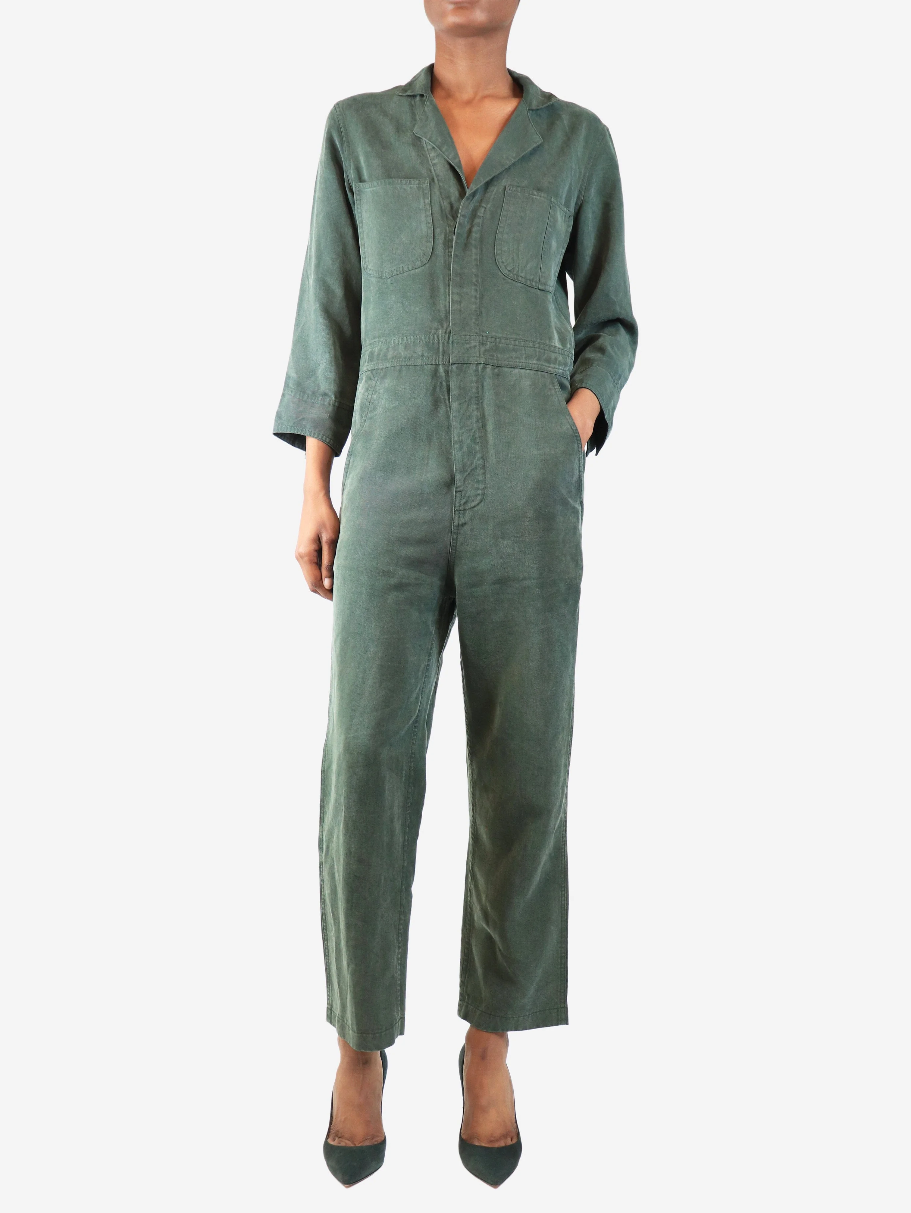 Green jumpsuit - size XS