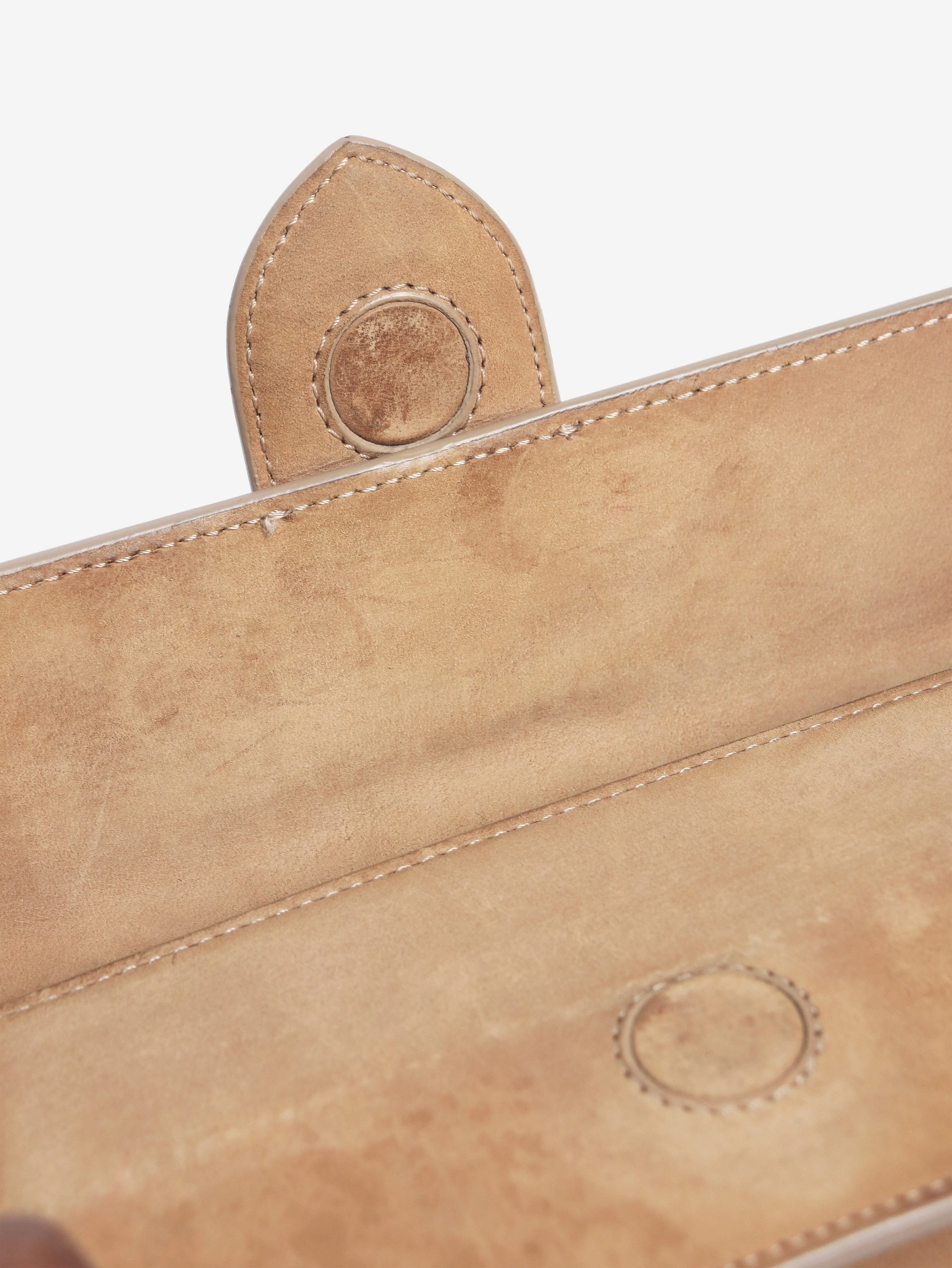 Brown Bambino mini flap bag - Image 7