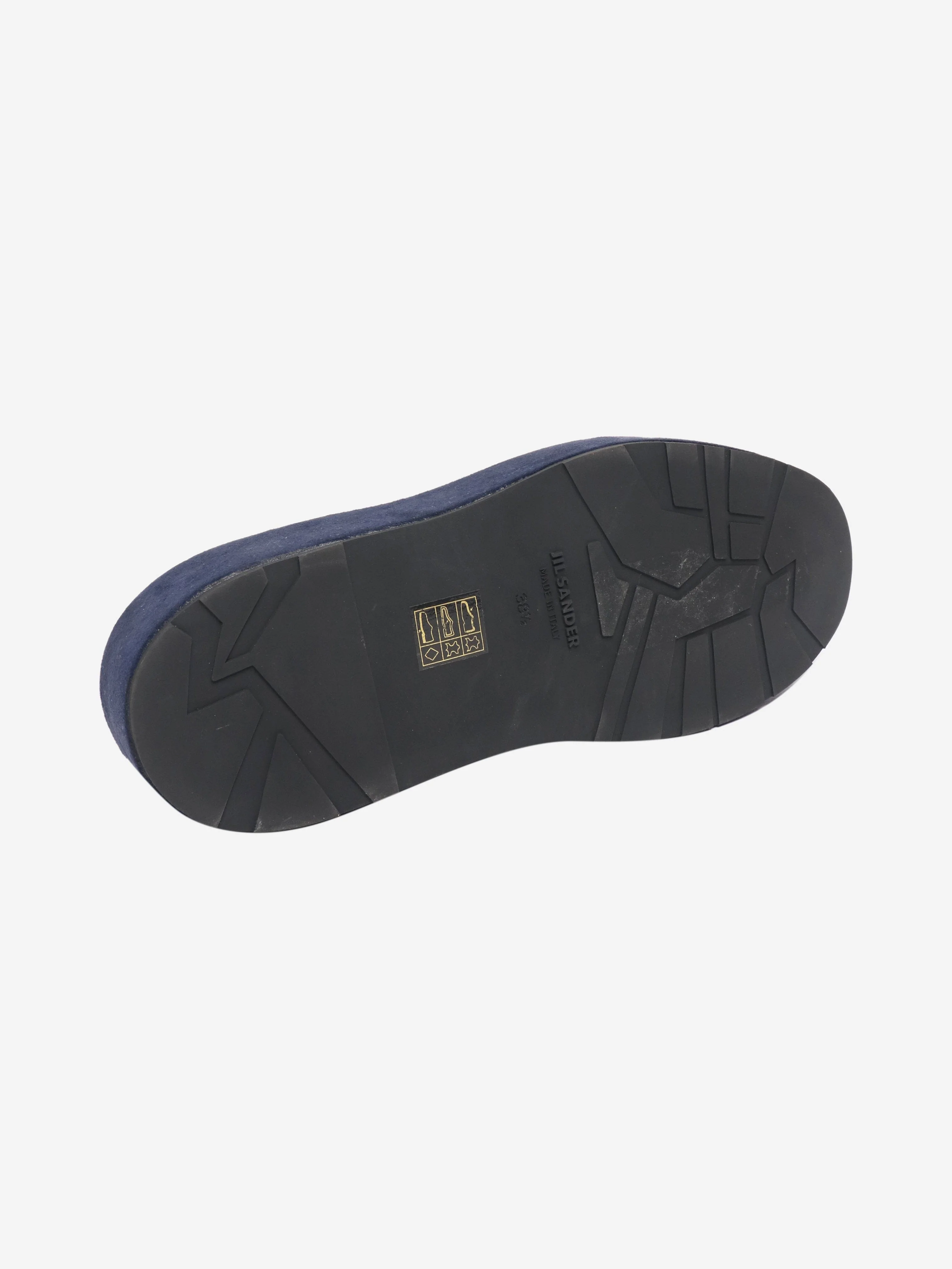 Blue suede platform shoes - size EU 38.5 - Image 5