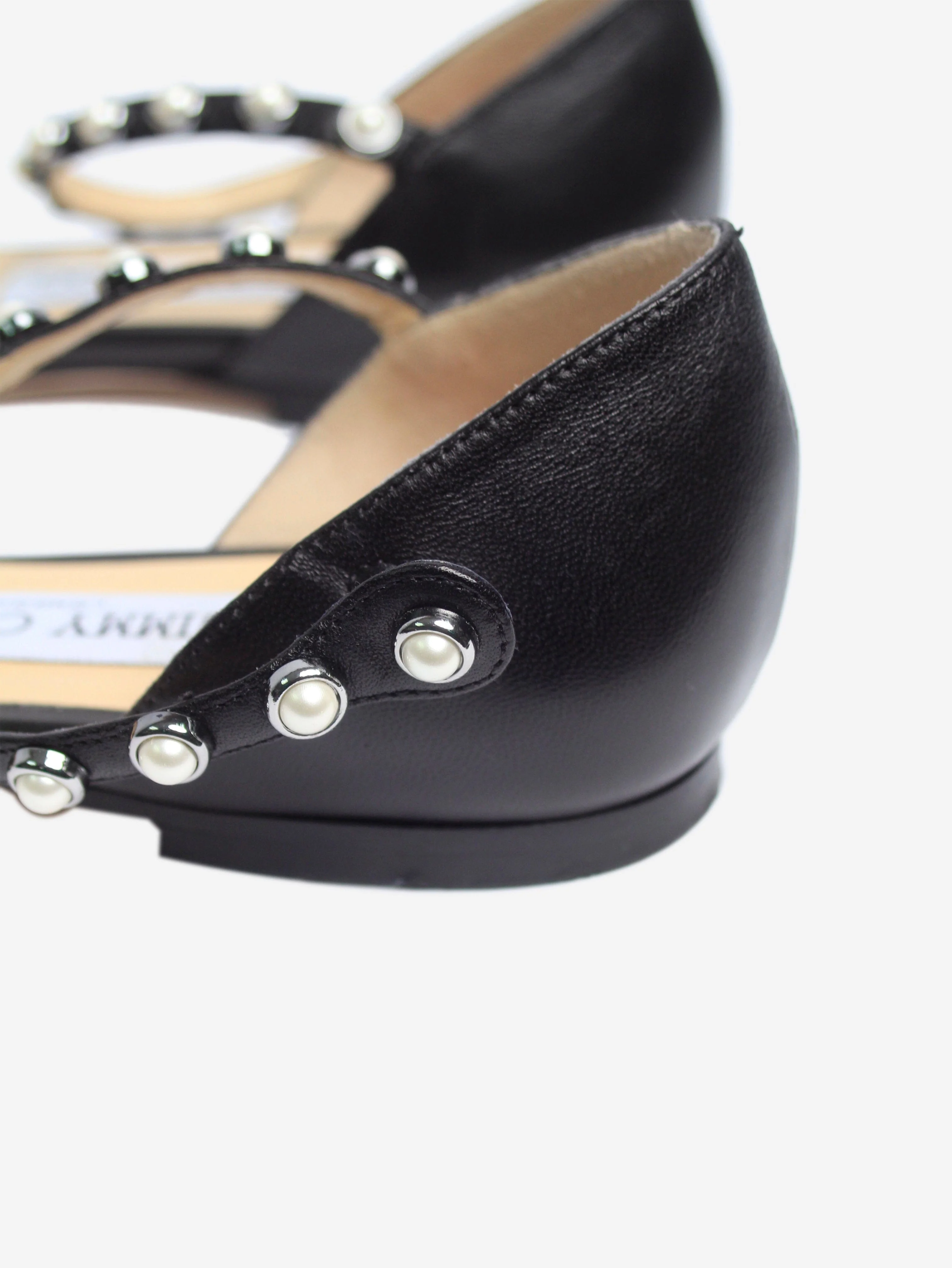Black Leema pointed-toe flats - EU 36 - Image 6