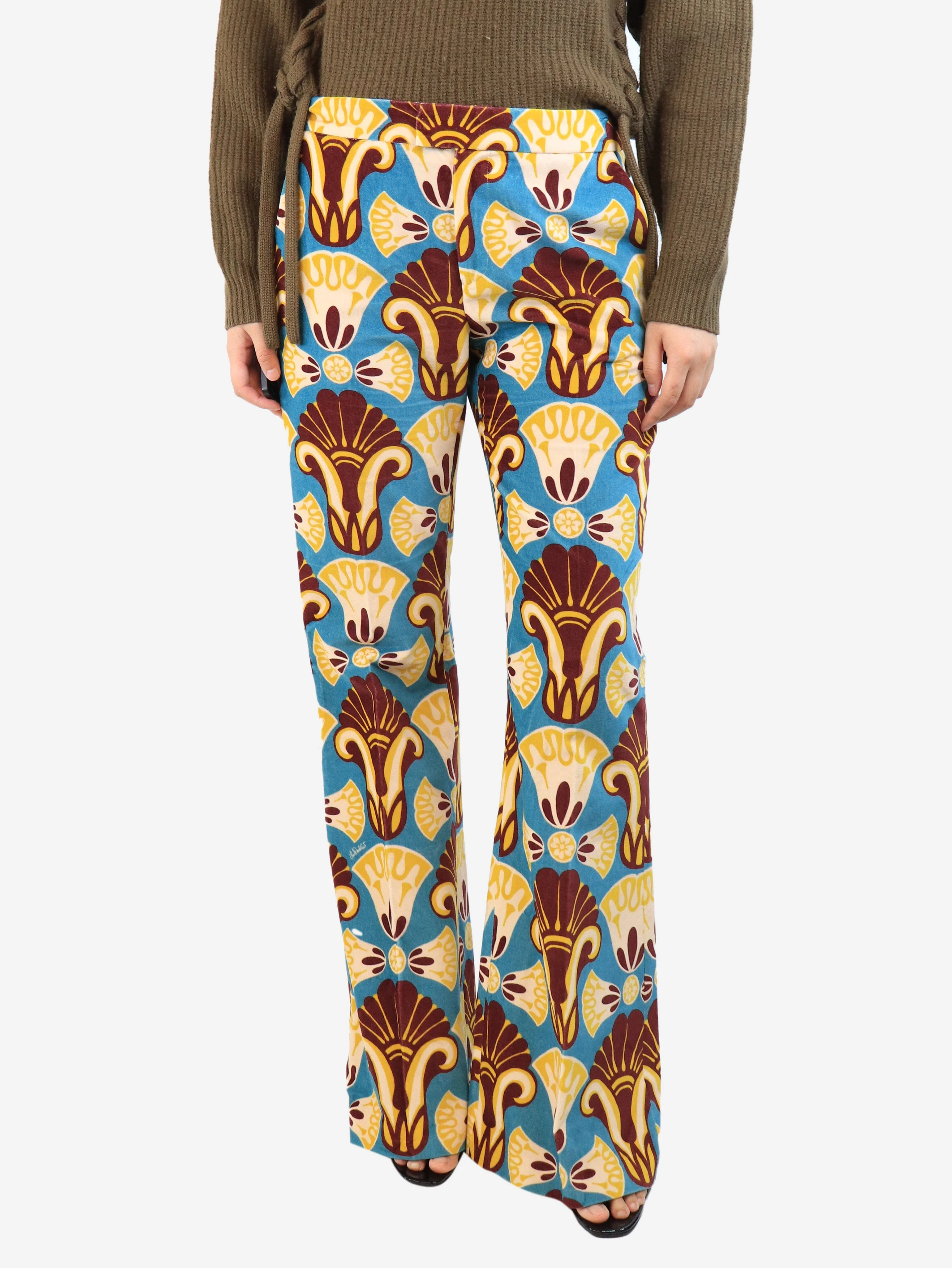 Multicolour saturday night pants - size L