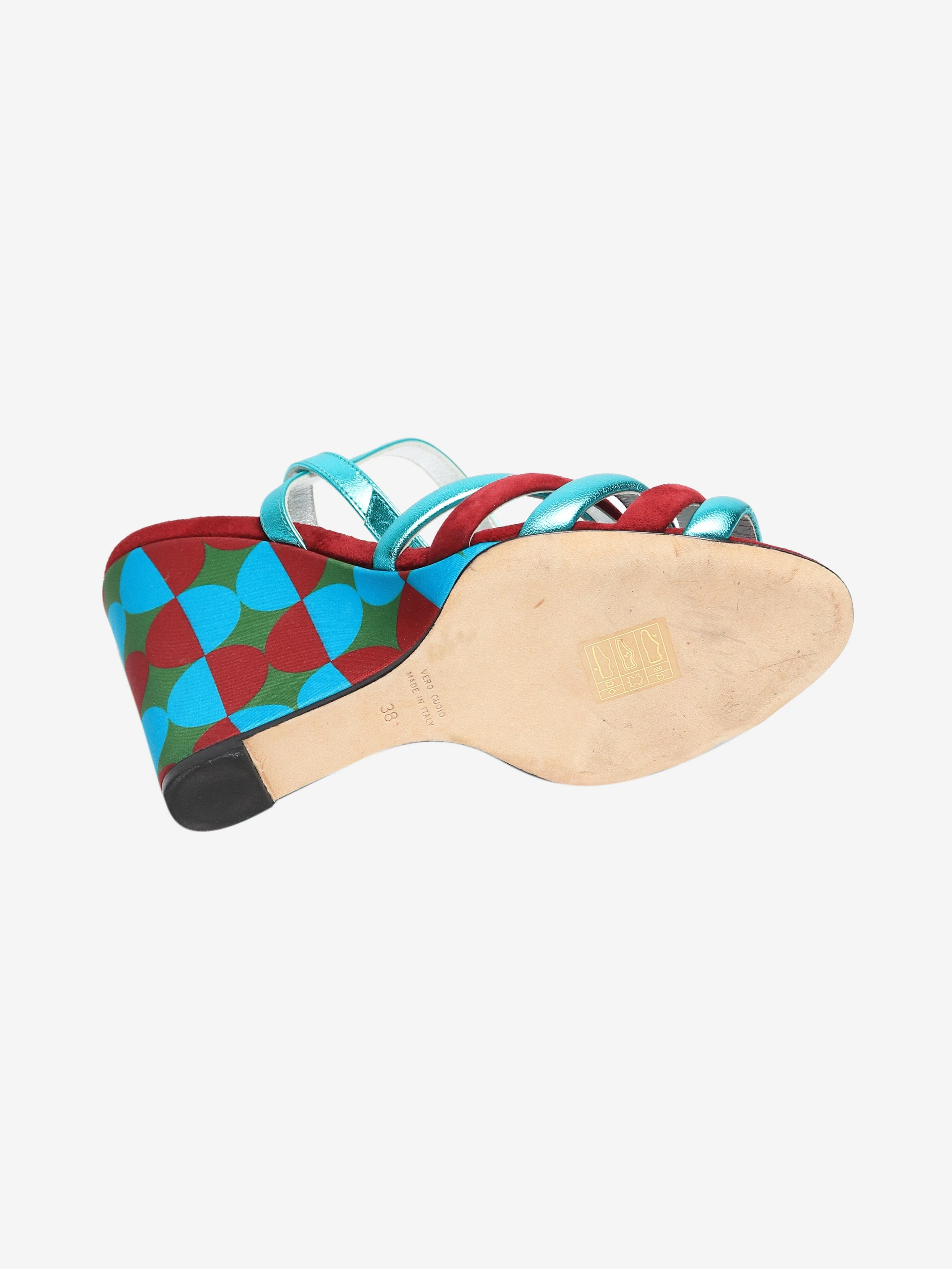 La Double J Multicolour wedge sandals - size EU 38 - Image 4
