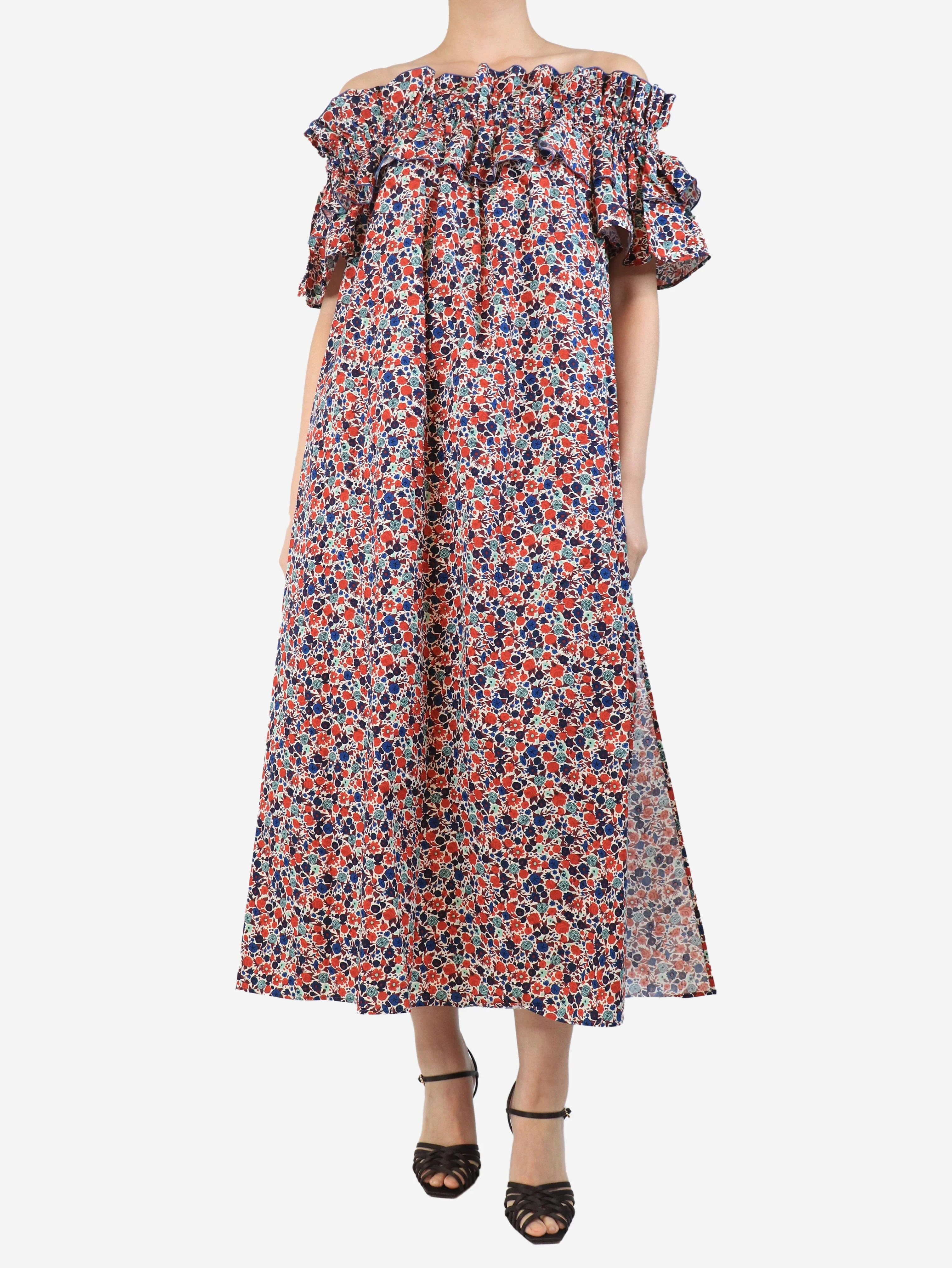 Summer popeline breakfast midi dress - size L - Image 3