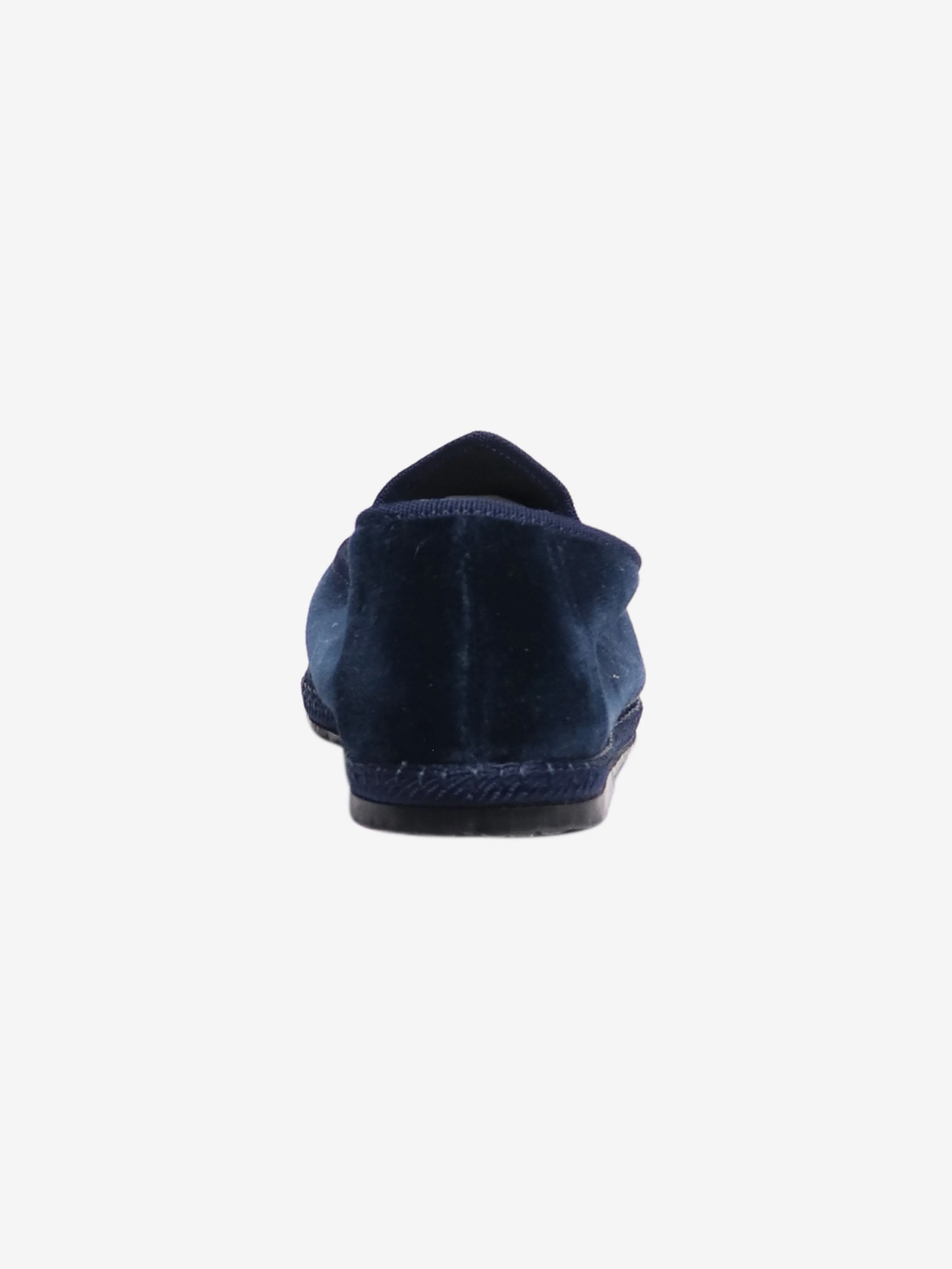 Blue velvet slip-on shoes - size EU 37 - Image 3
