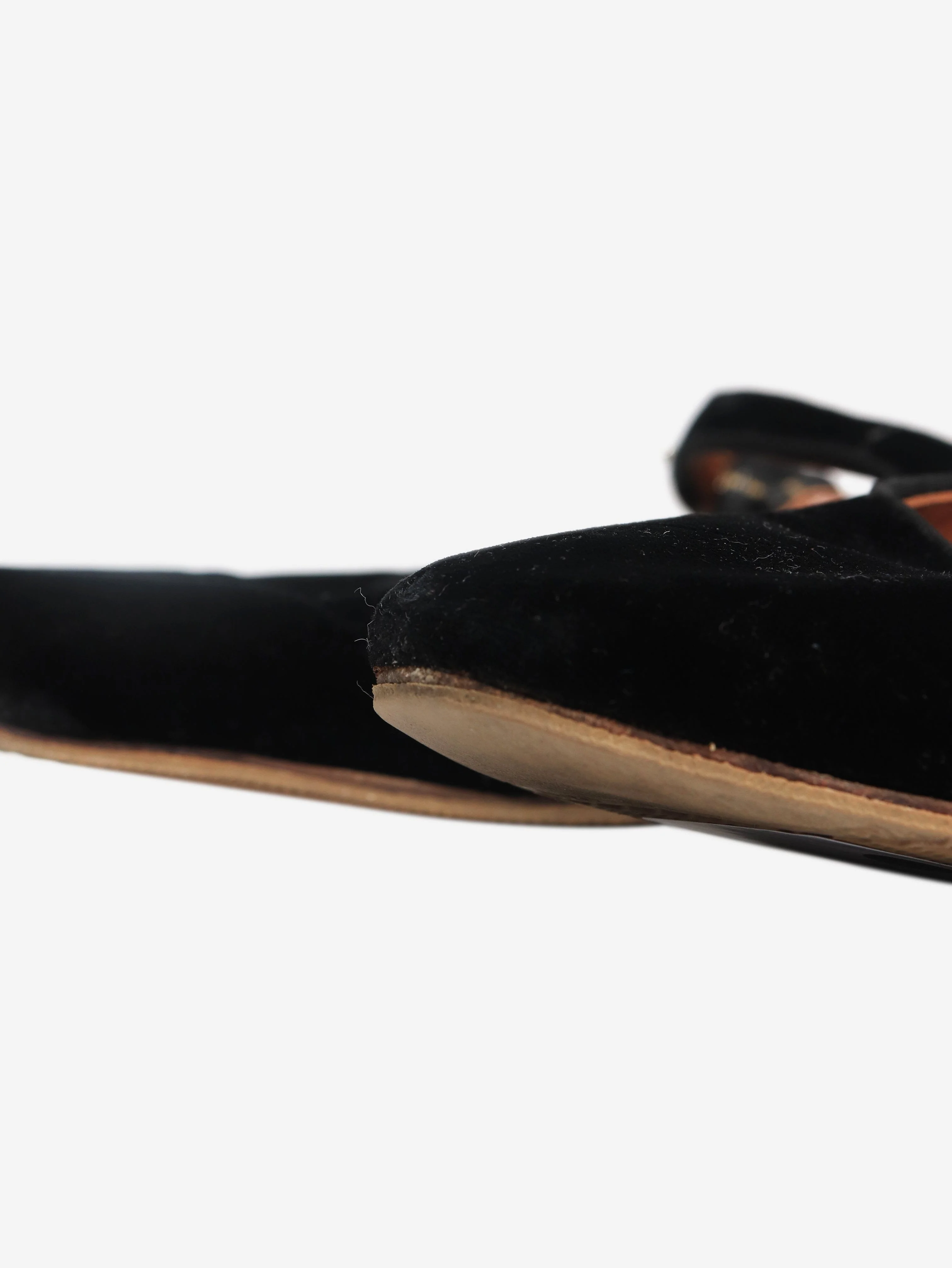 Black Mary Jane velvet flats - size EU 42 - Image 6