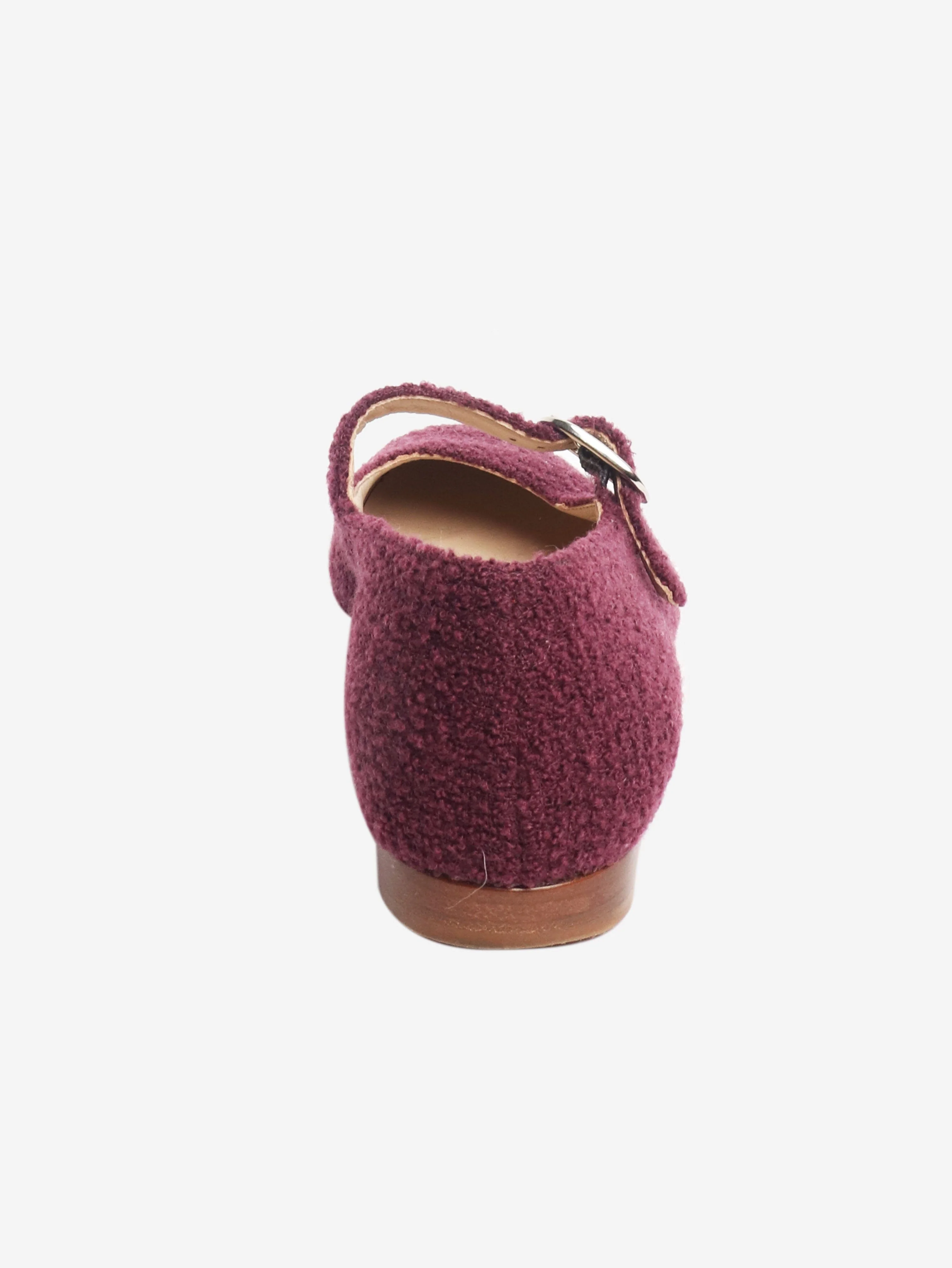 Purple boucle Mary Jane flats - size EU 37 - Image 3