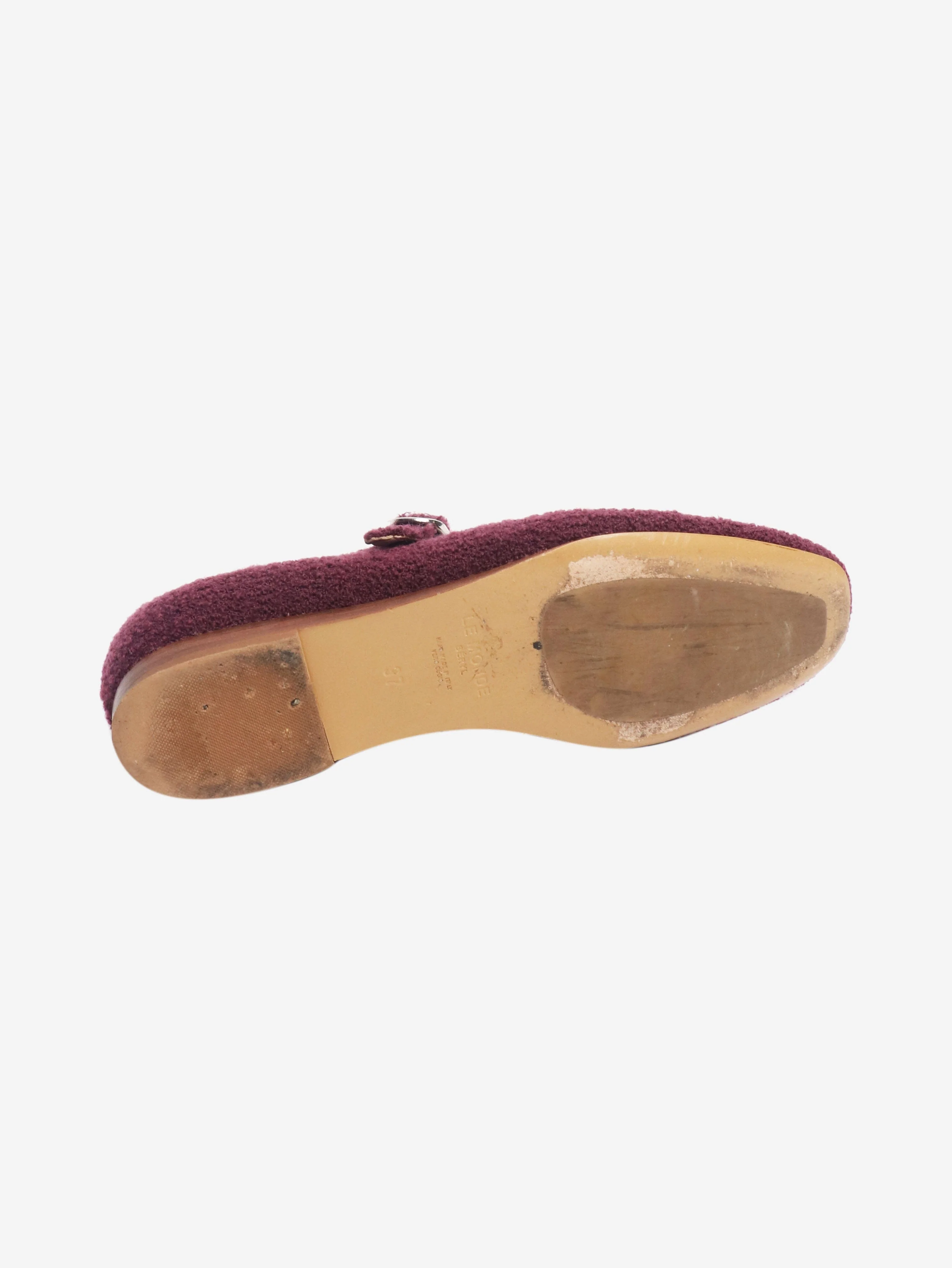 Purple boucle Mary Jane flats - size EU 37 - Image 5