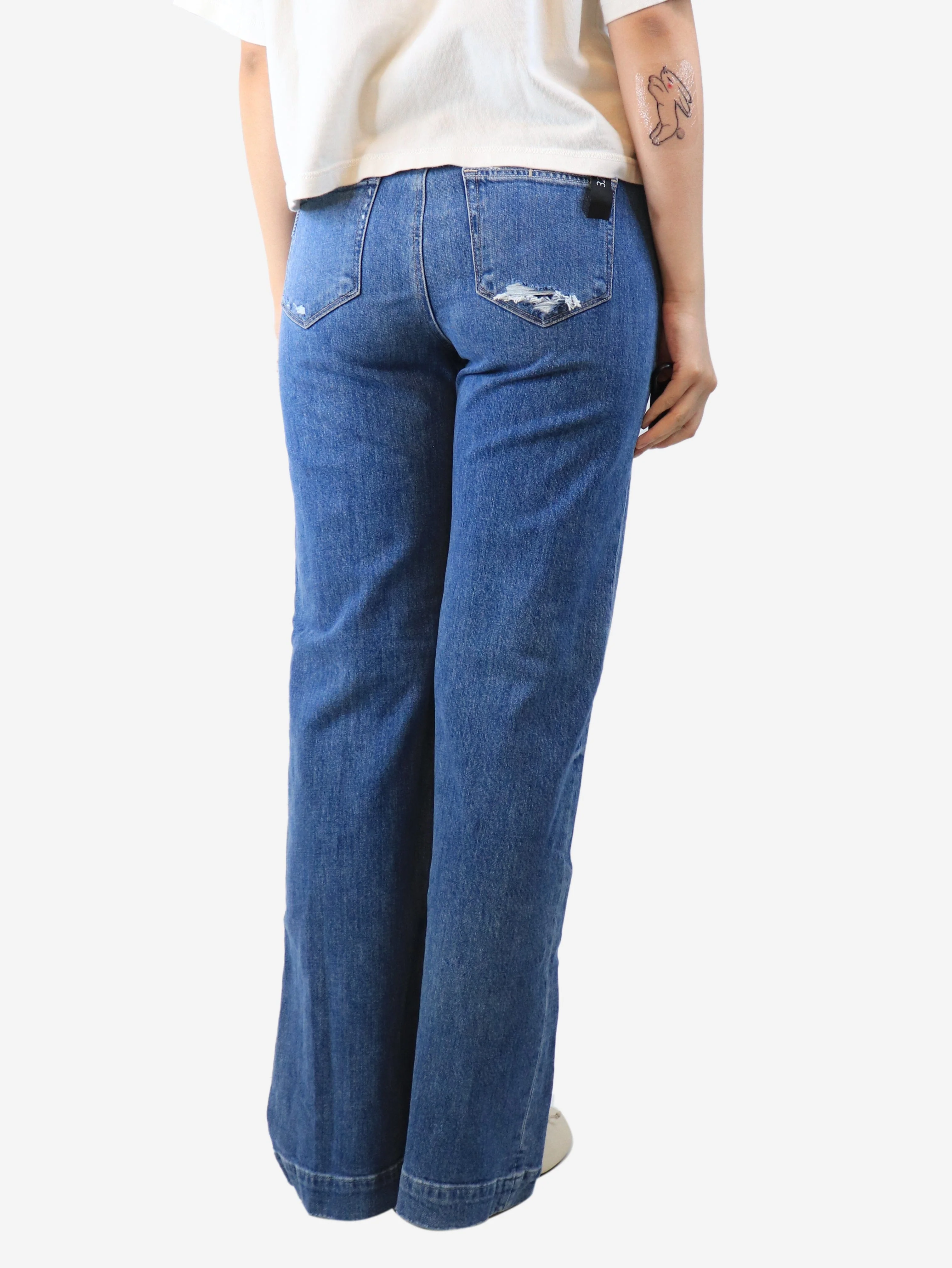 Leenah mid-wash denim jeans - W28 - Image 3