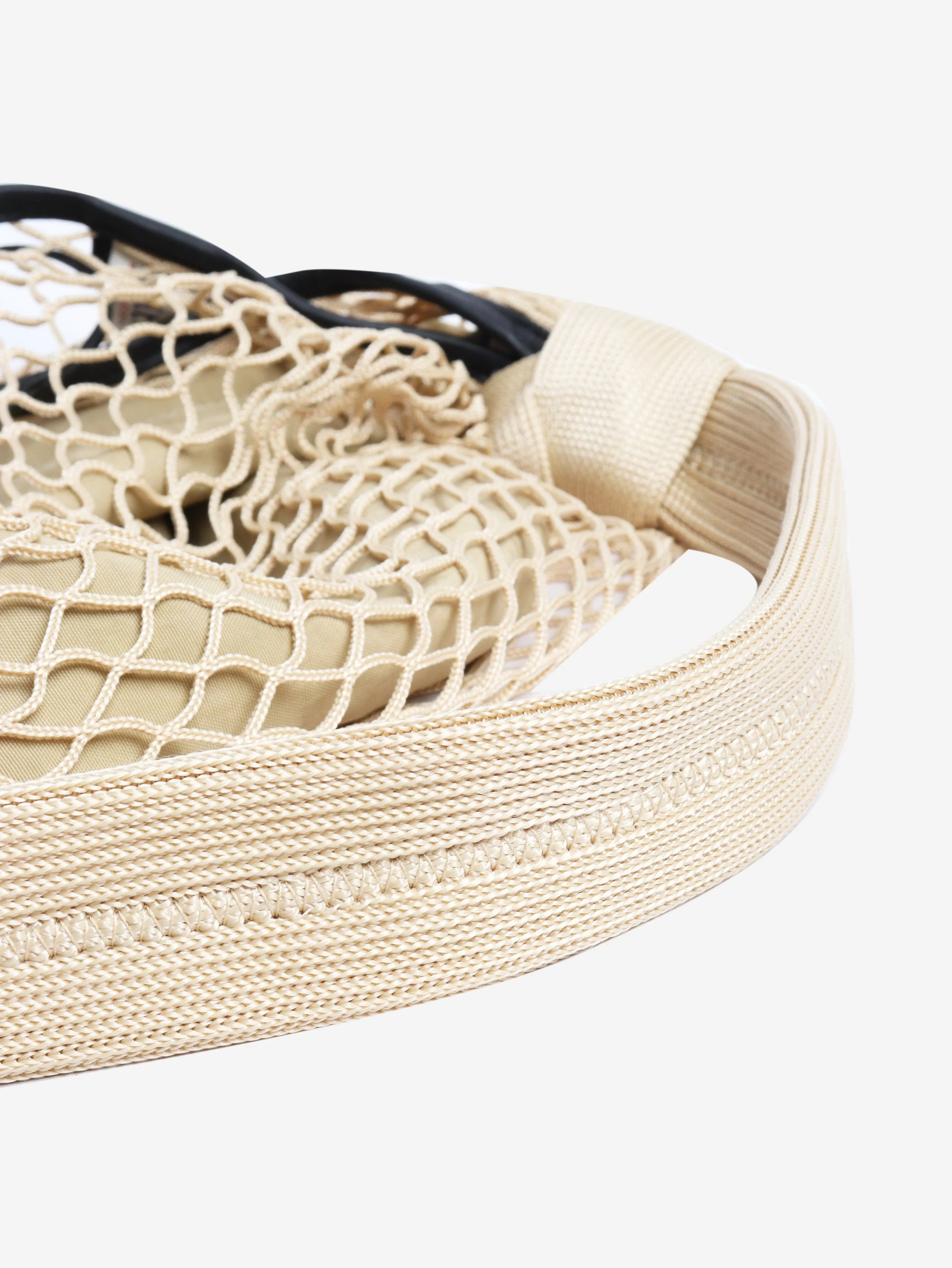 Beige Fortune Croissant Filt bag - Image 7