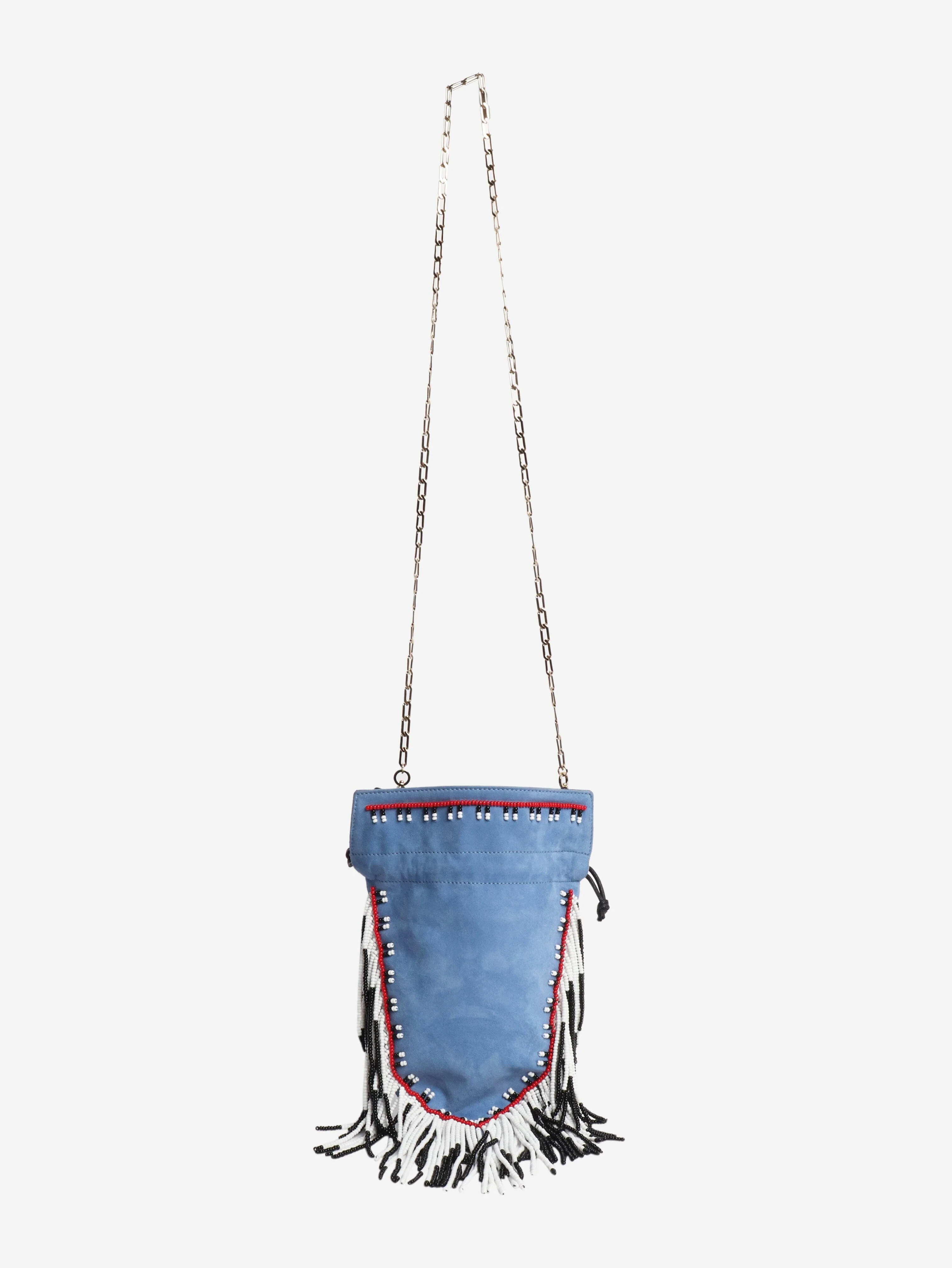 Blue beaded sac - Image 2