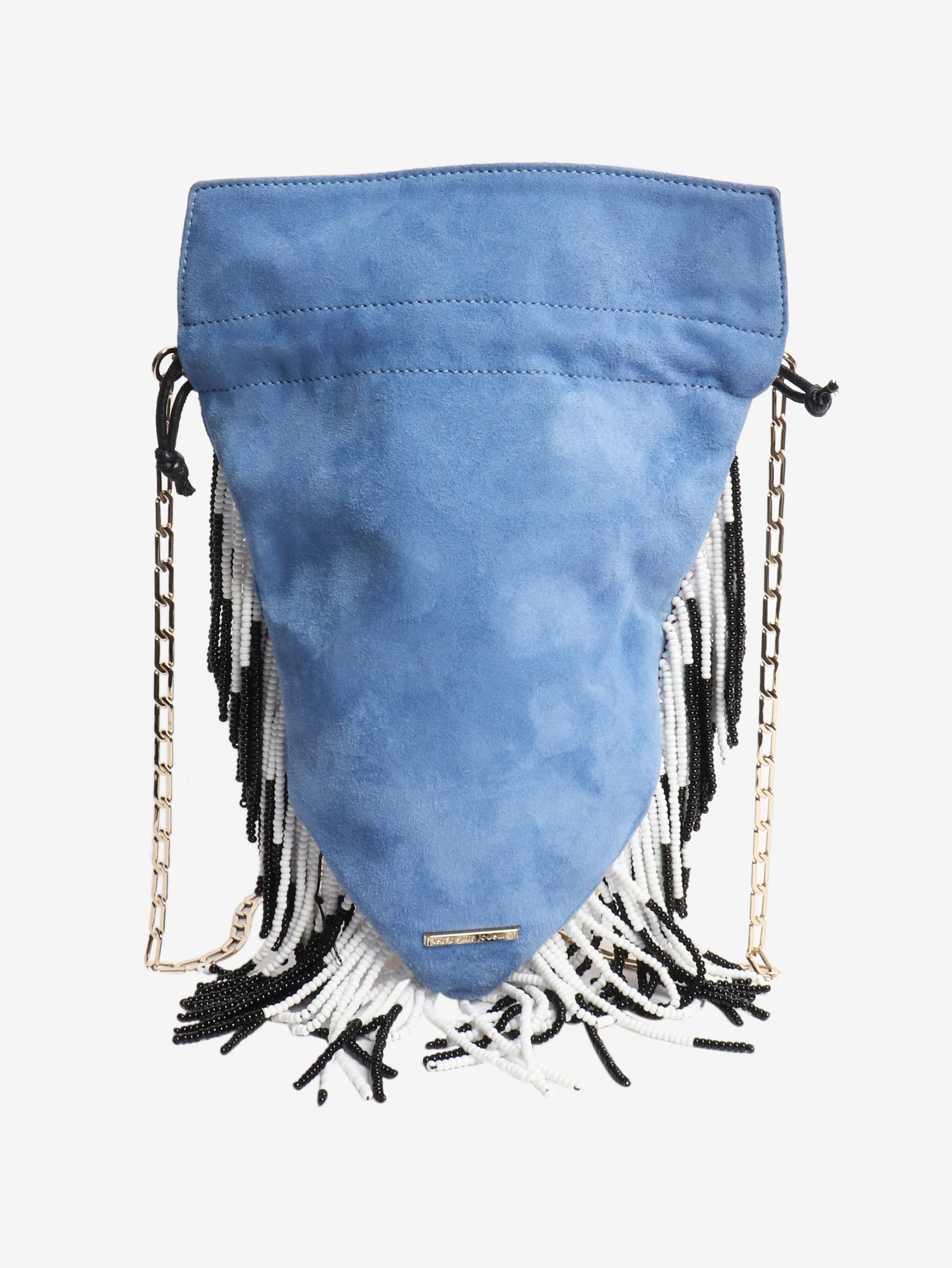Blue beaded sac - Image 3