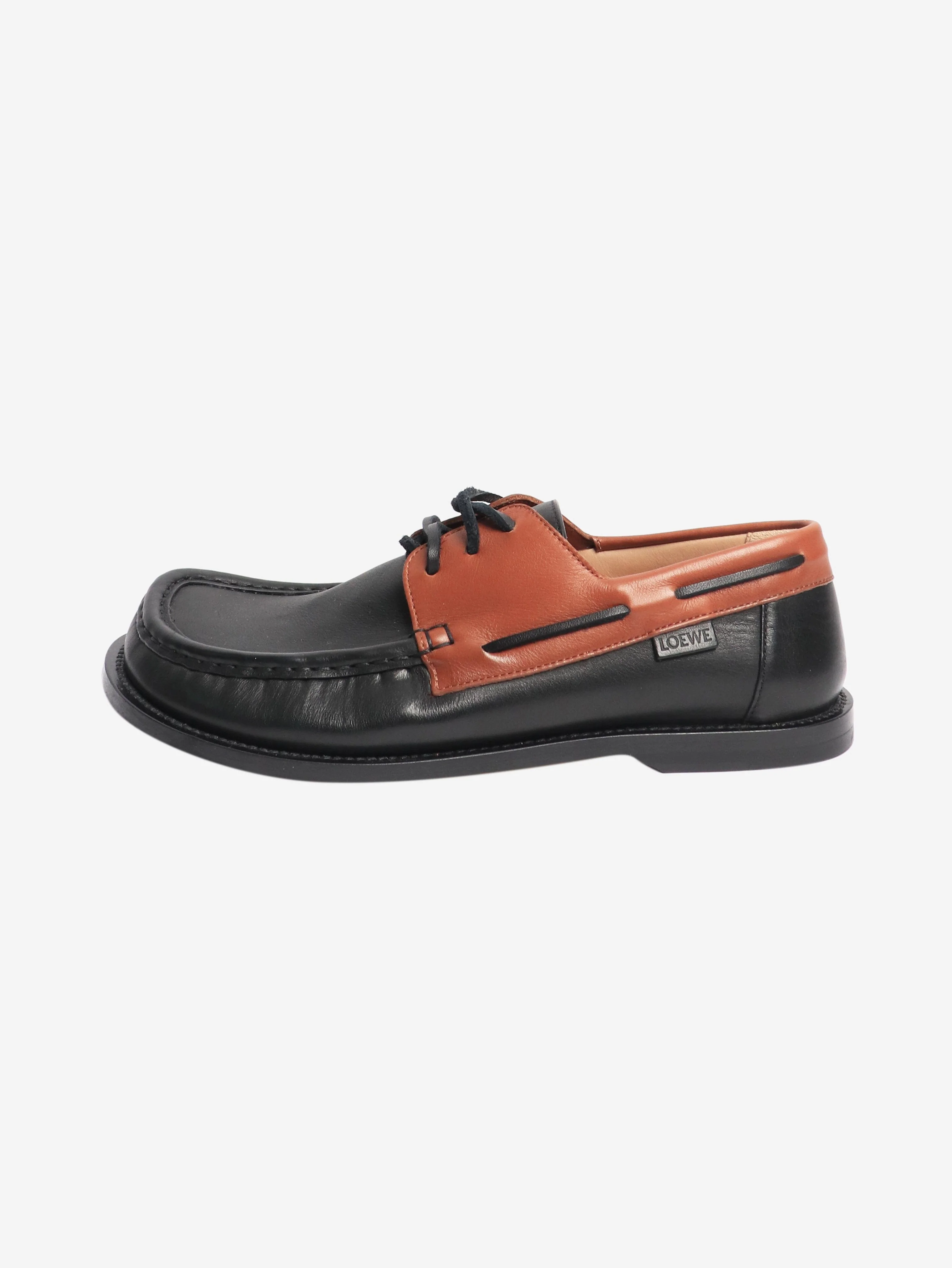 Black Campo boat shoes - size EU 39