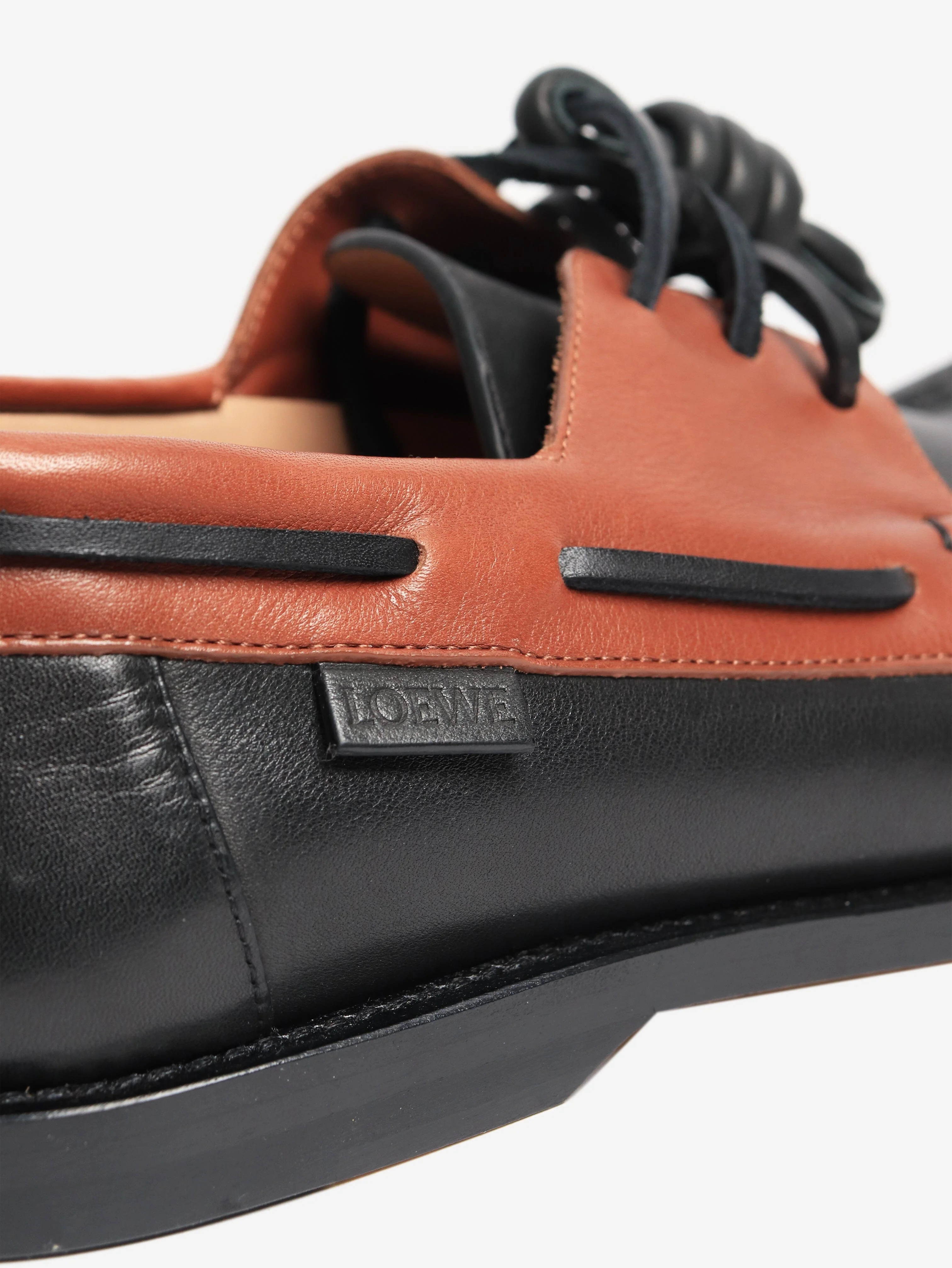 Black Campo boat shoes - size EU 39 - Image 4
