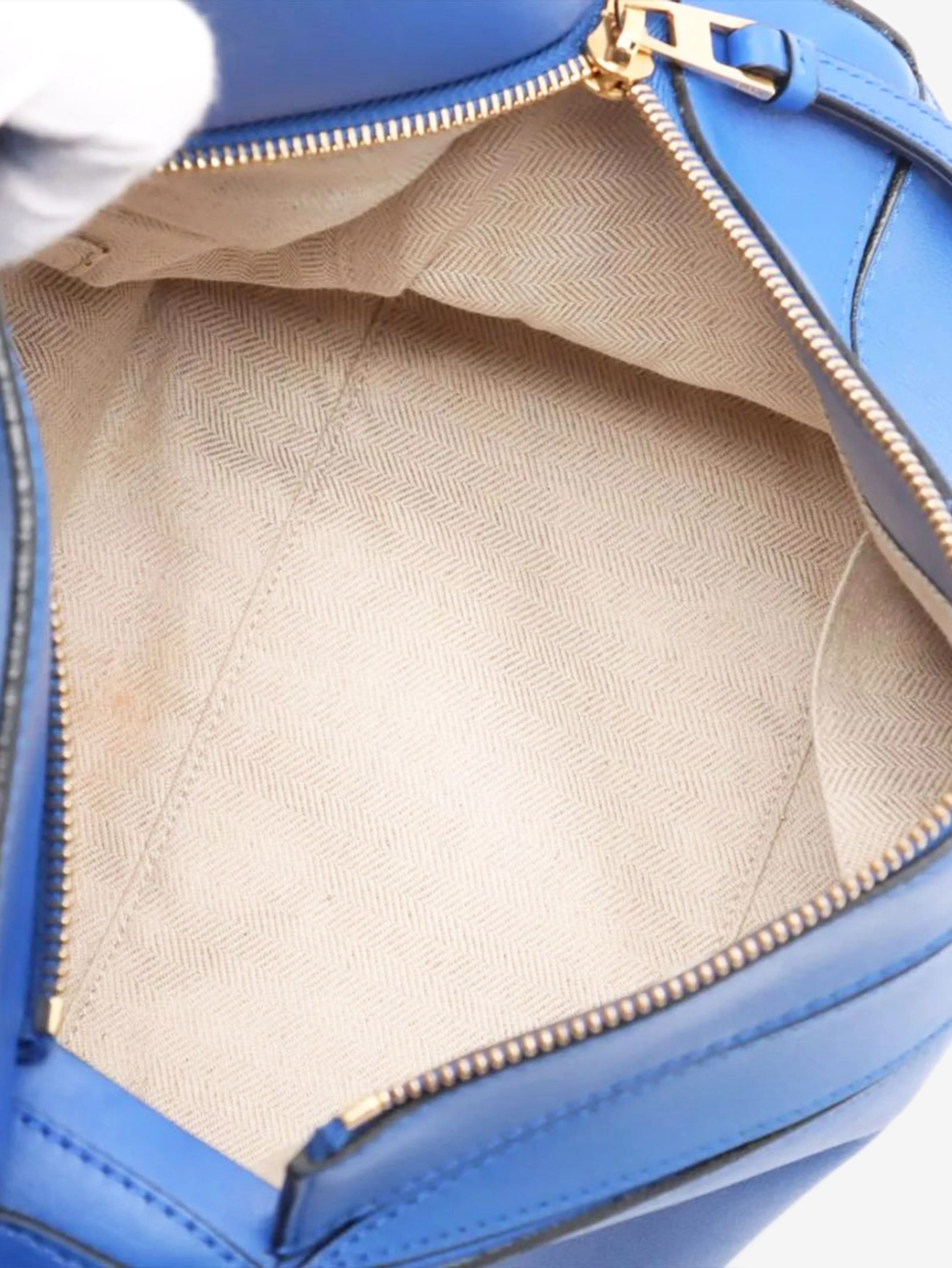 Blue medium Puzzle bag - Image 9