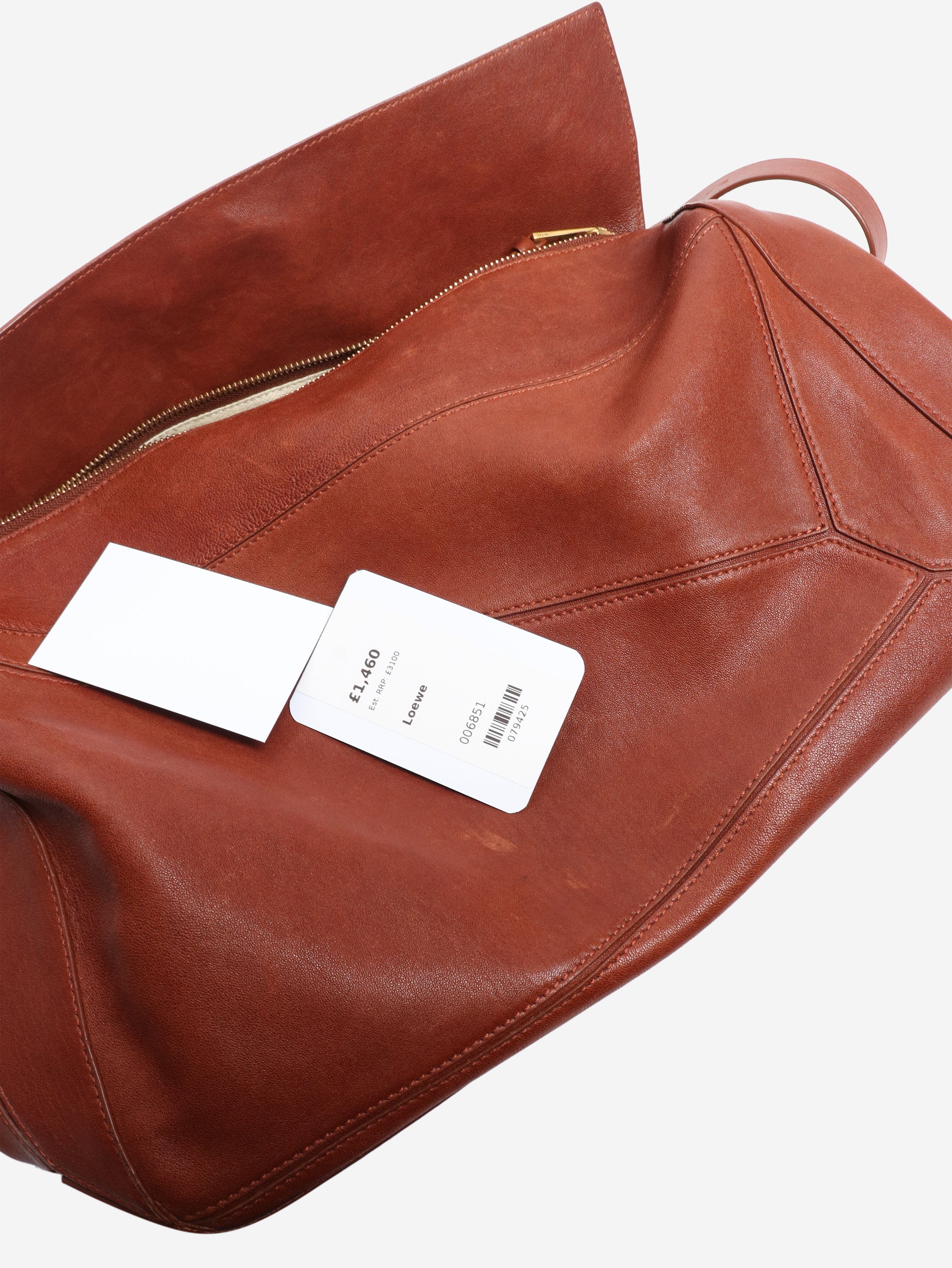 Brown large puzzle bag - Image 10