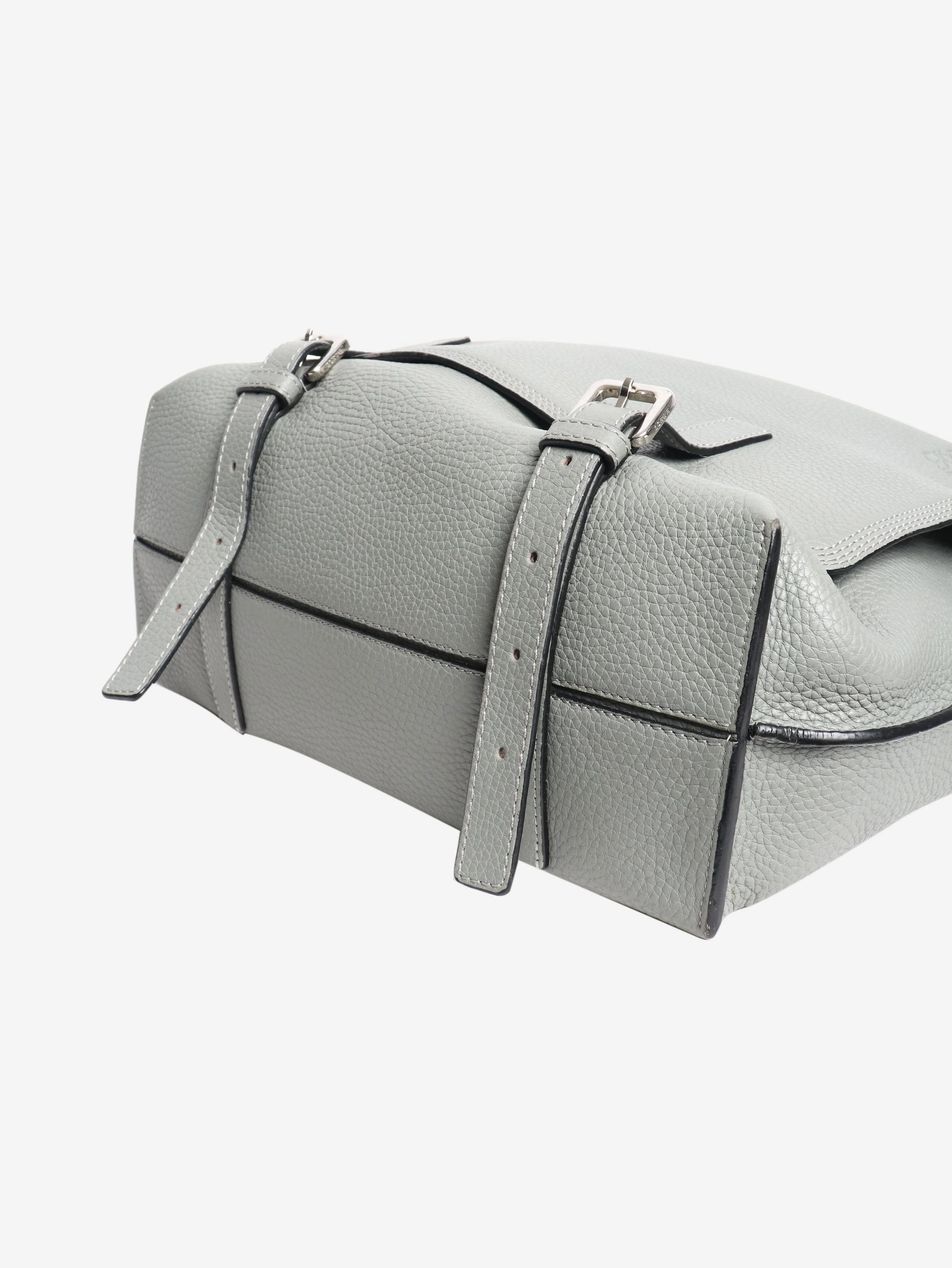 Sage green Military messenger bag - Image 4