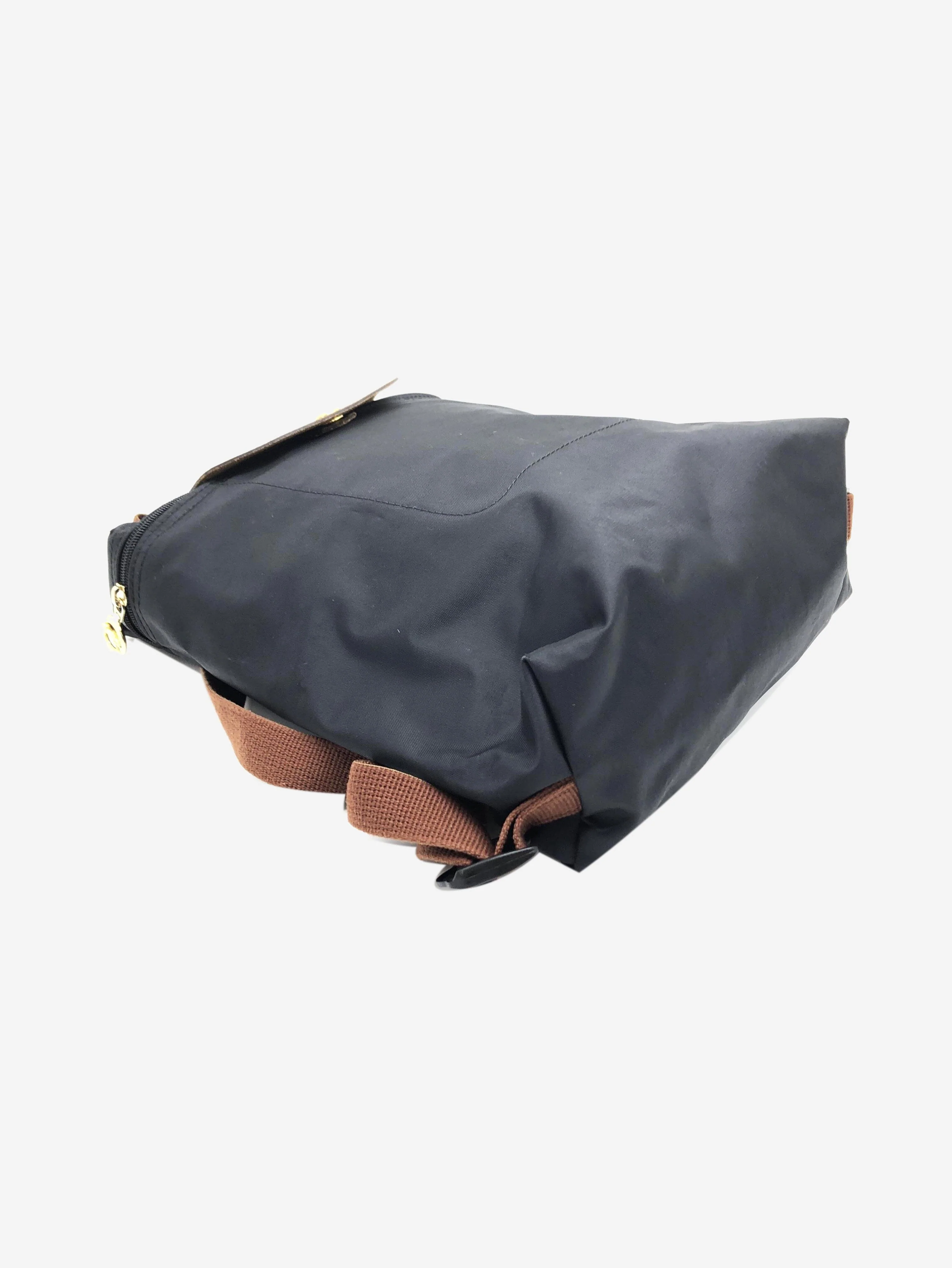 Black nylon backpack - Image 3