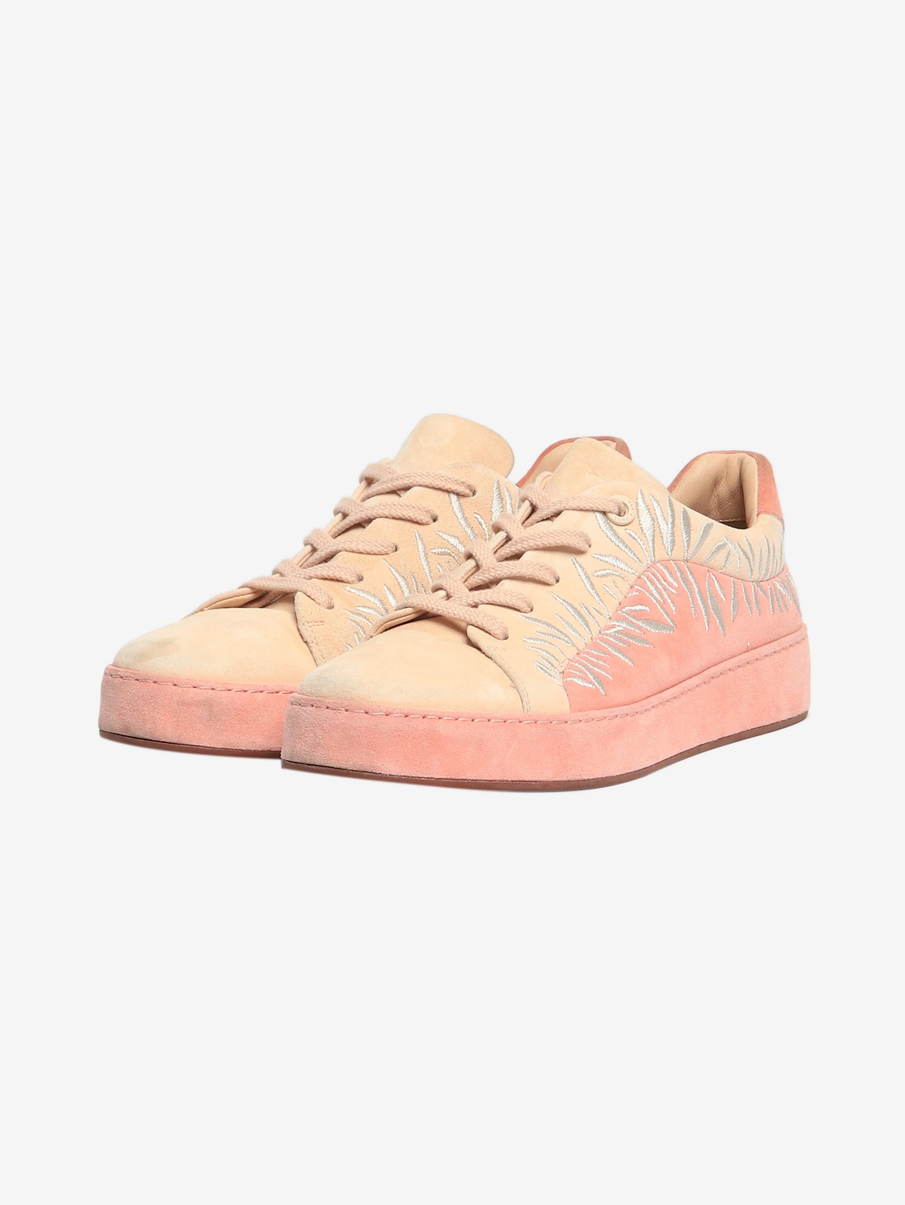 Pink Nuages suede trainers - size EU 38 (UK 5) - Image 2