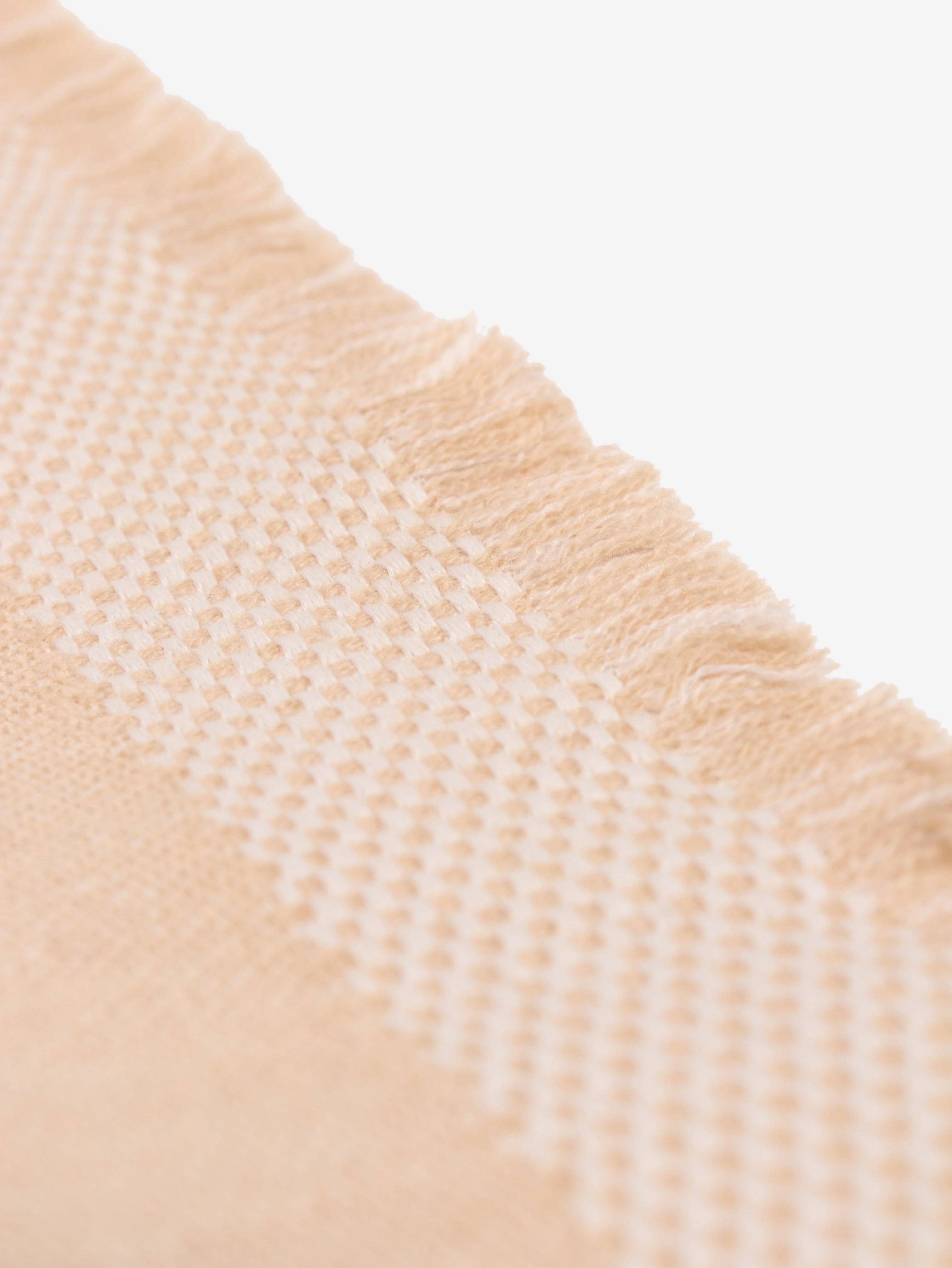 Beige Petit Natté Monogram scarf - Image 3