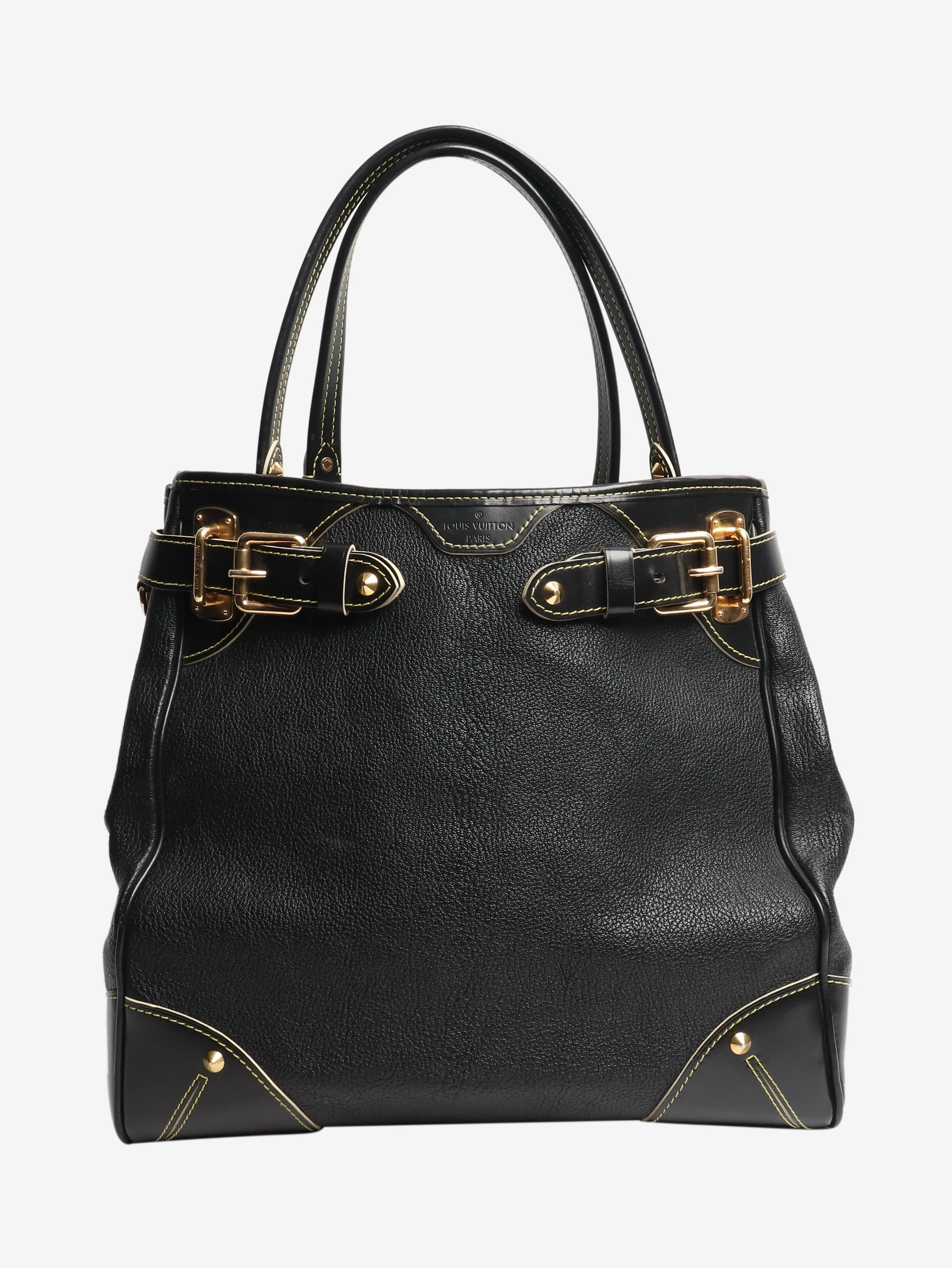 Black 2008 Suhali Majesty Leather tote bag