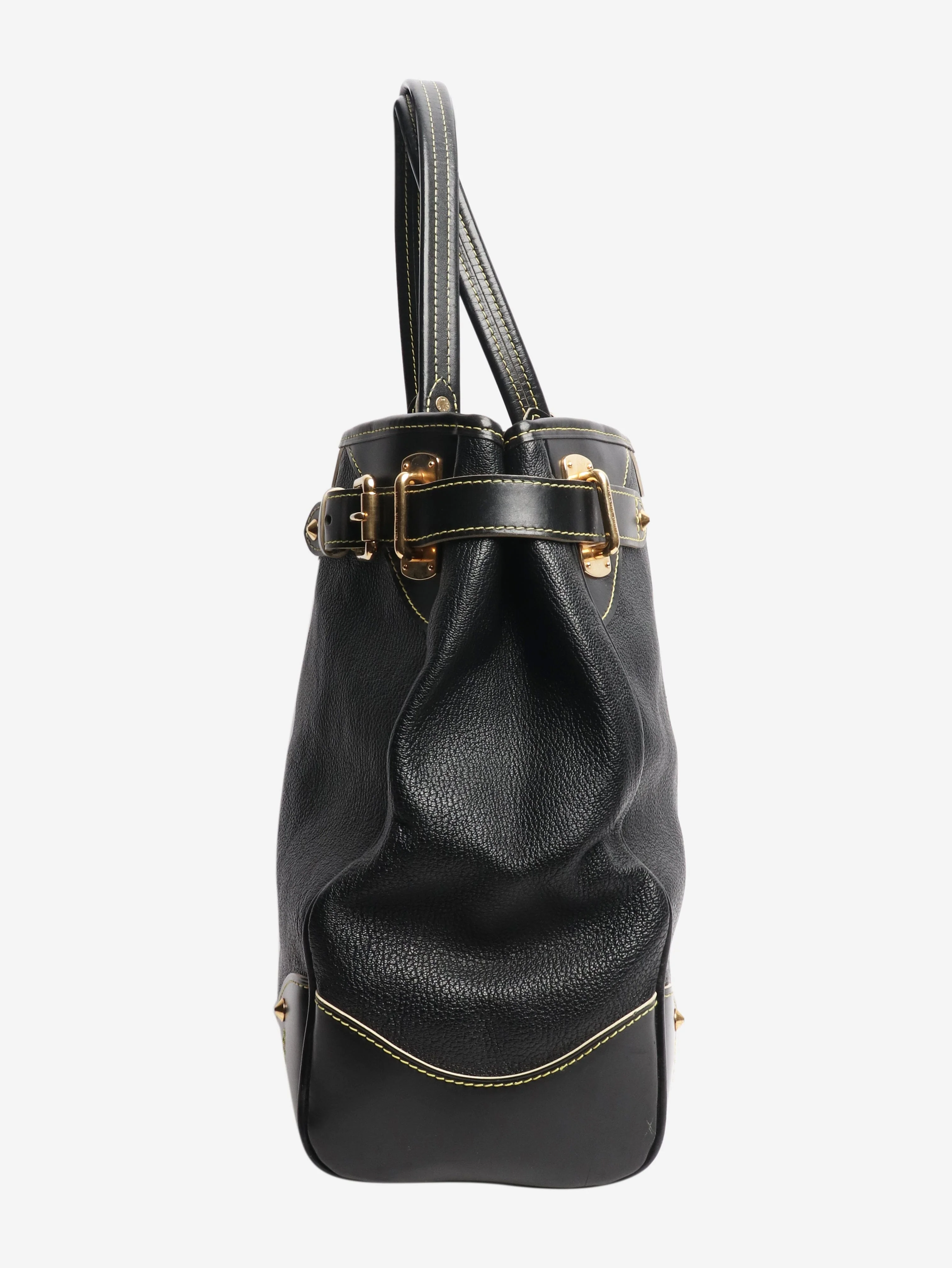 Black 2008 Suhali Majesty Leather tote bag - Image 2
