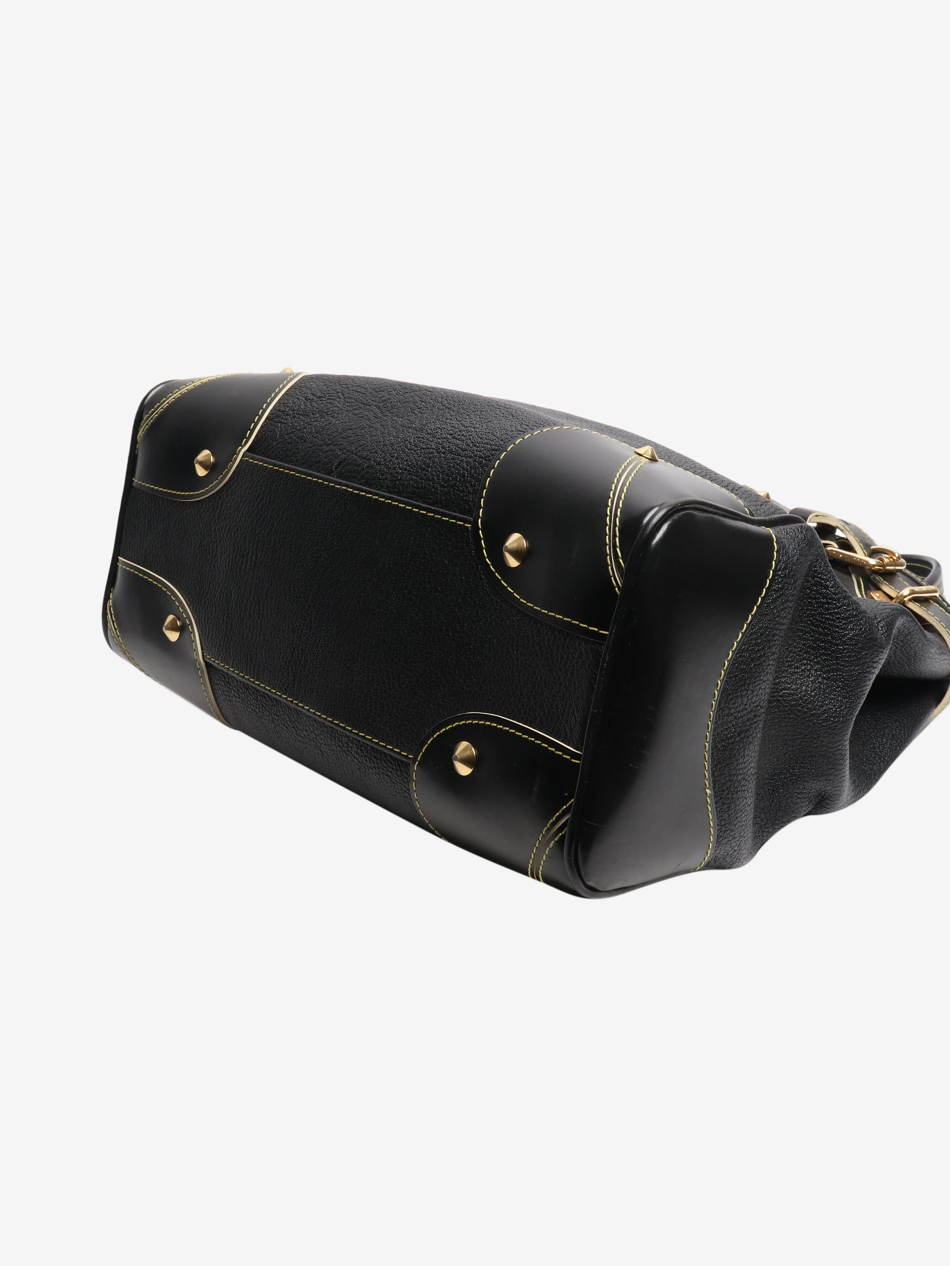 Black 2008 Suhali Majesty Leather tote bag - Image 4