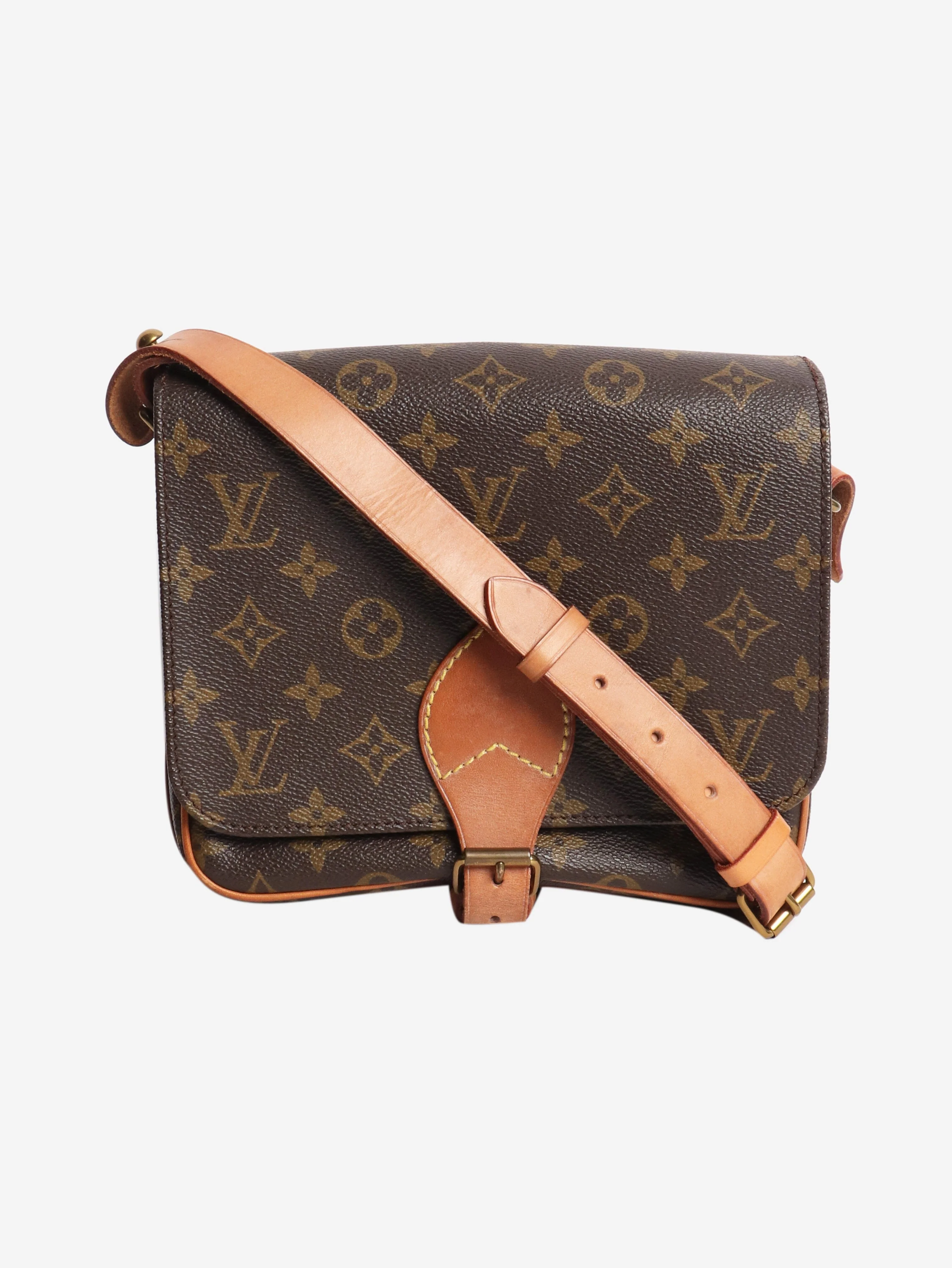 Brown 1990 Cartouchiere shoulder bag