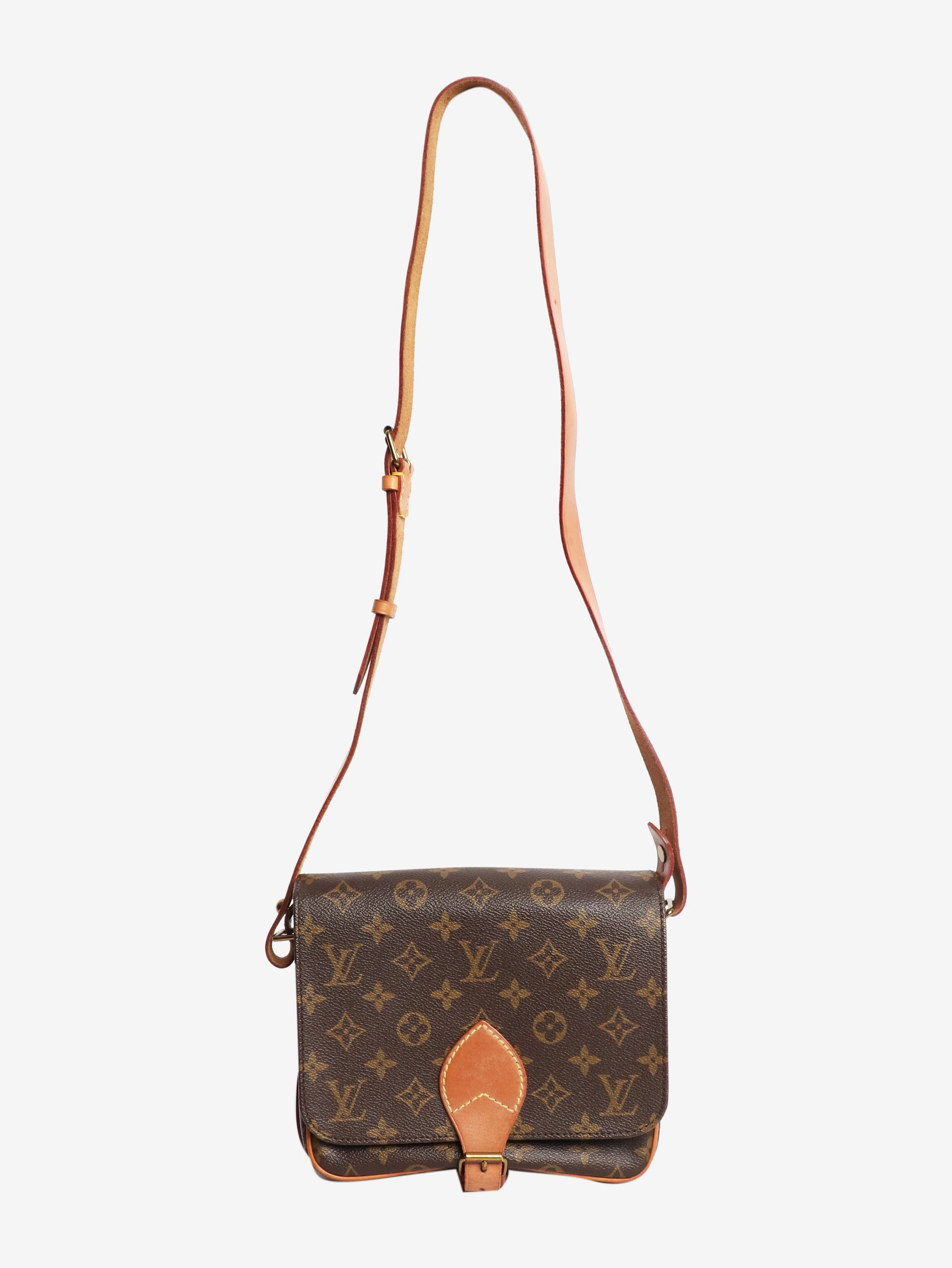 Brown 1990 Cartouchiere shoulder bag - Image 2
