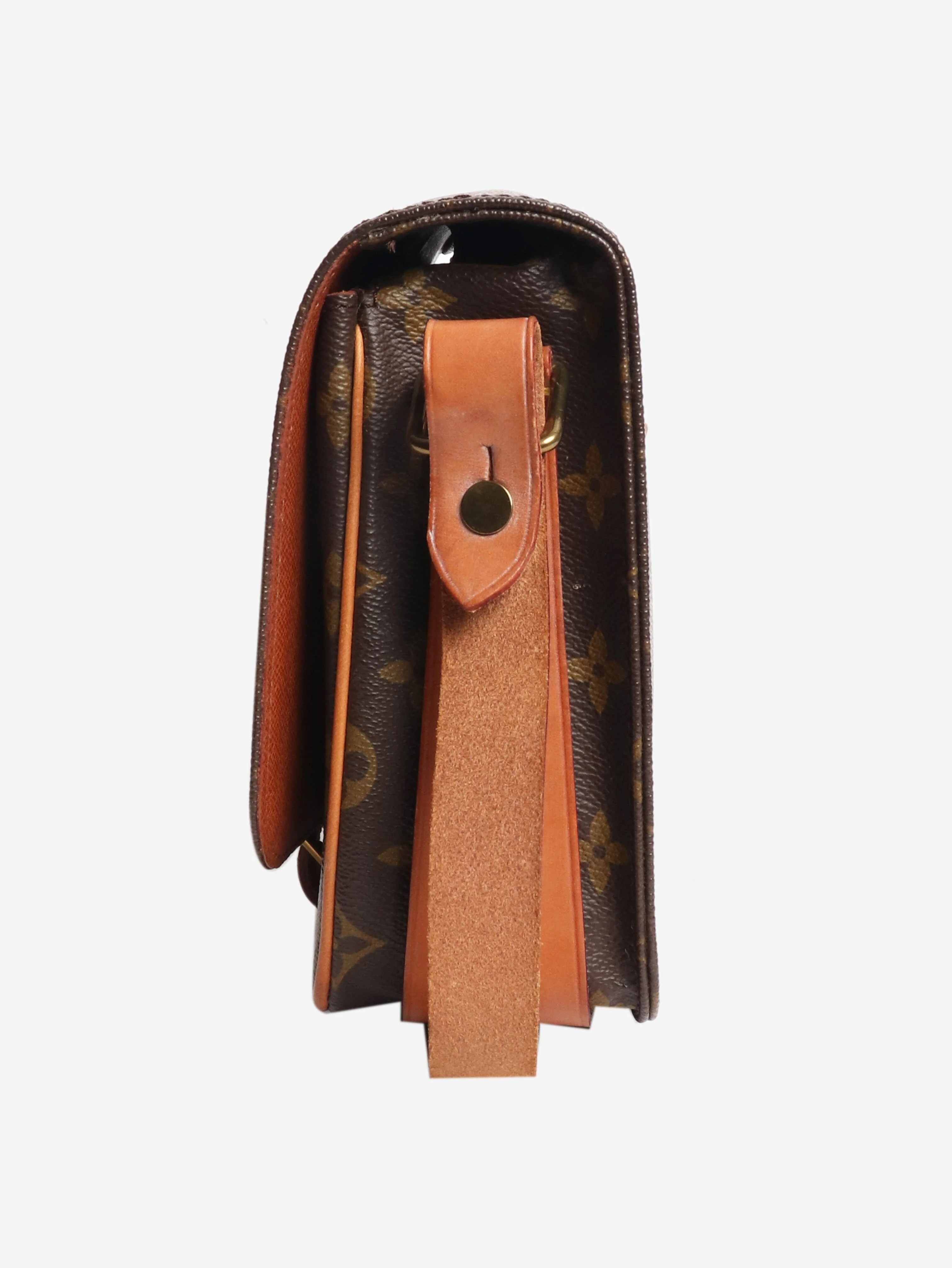 Brown 1990 Cartouchiere shoulder bag - Image 3