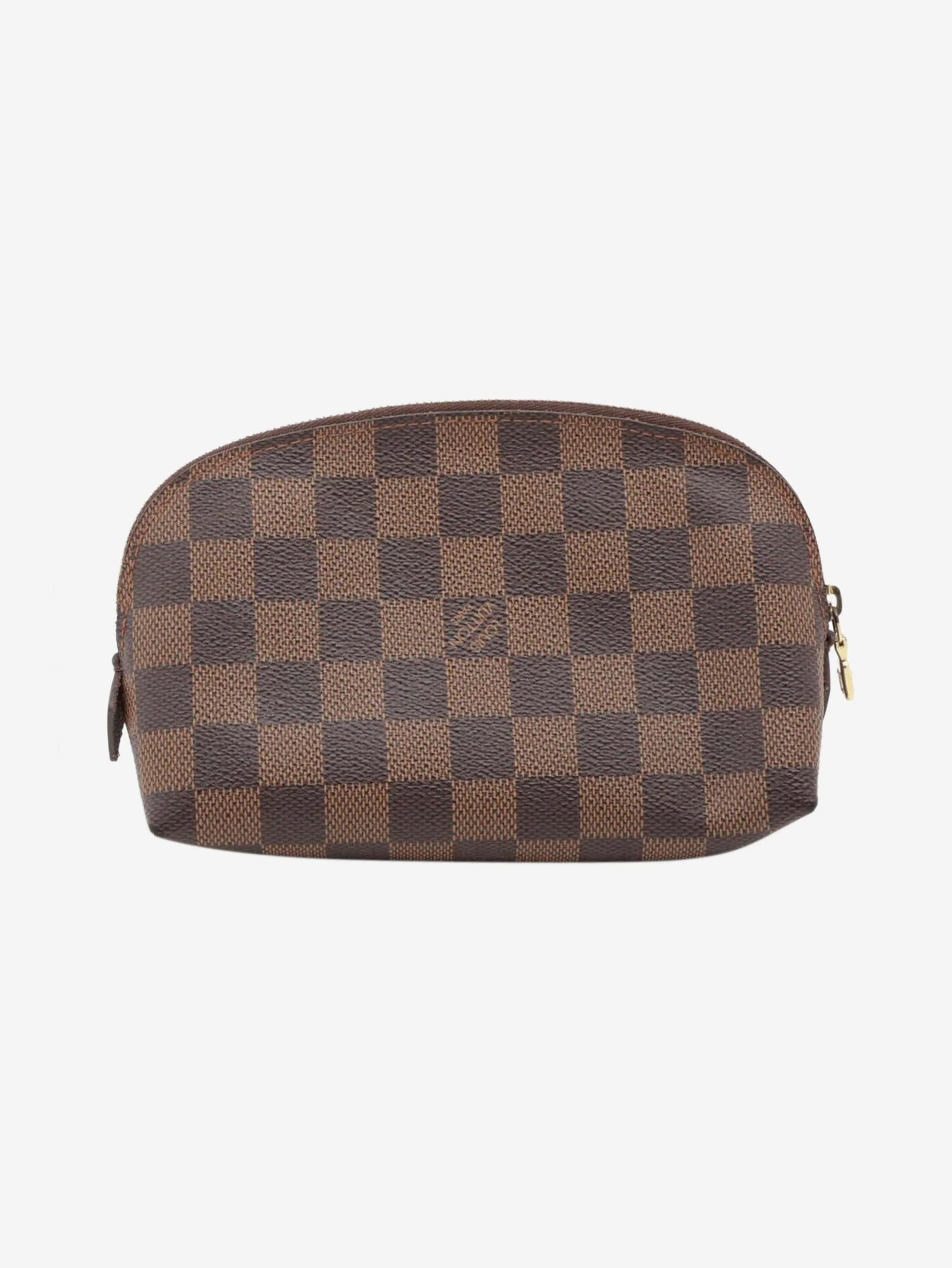Brown 2006 Damier Ebene cosmetic pouch - Image 2