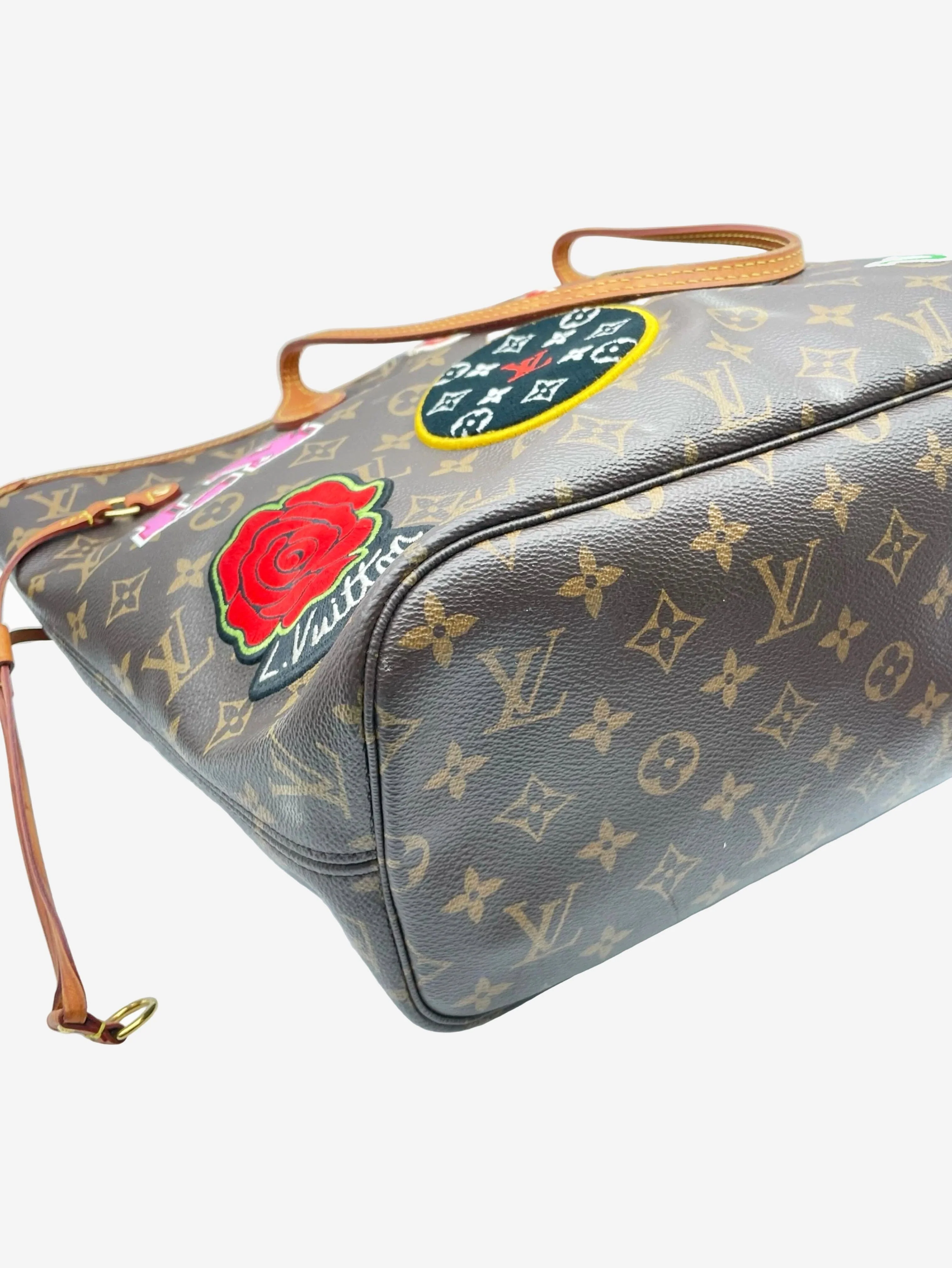 Brown 2018 Monogram Neverfull MM motif bag - Image 3