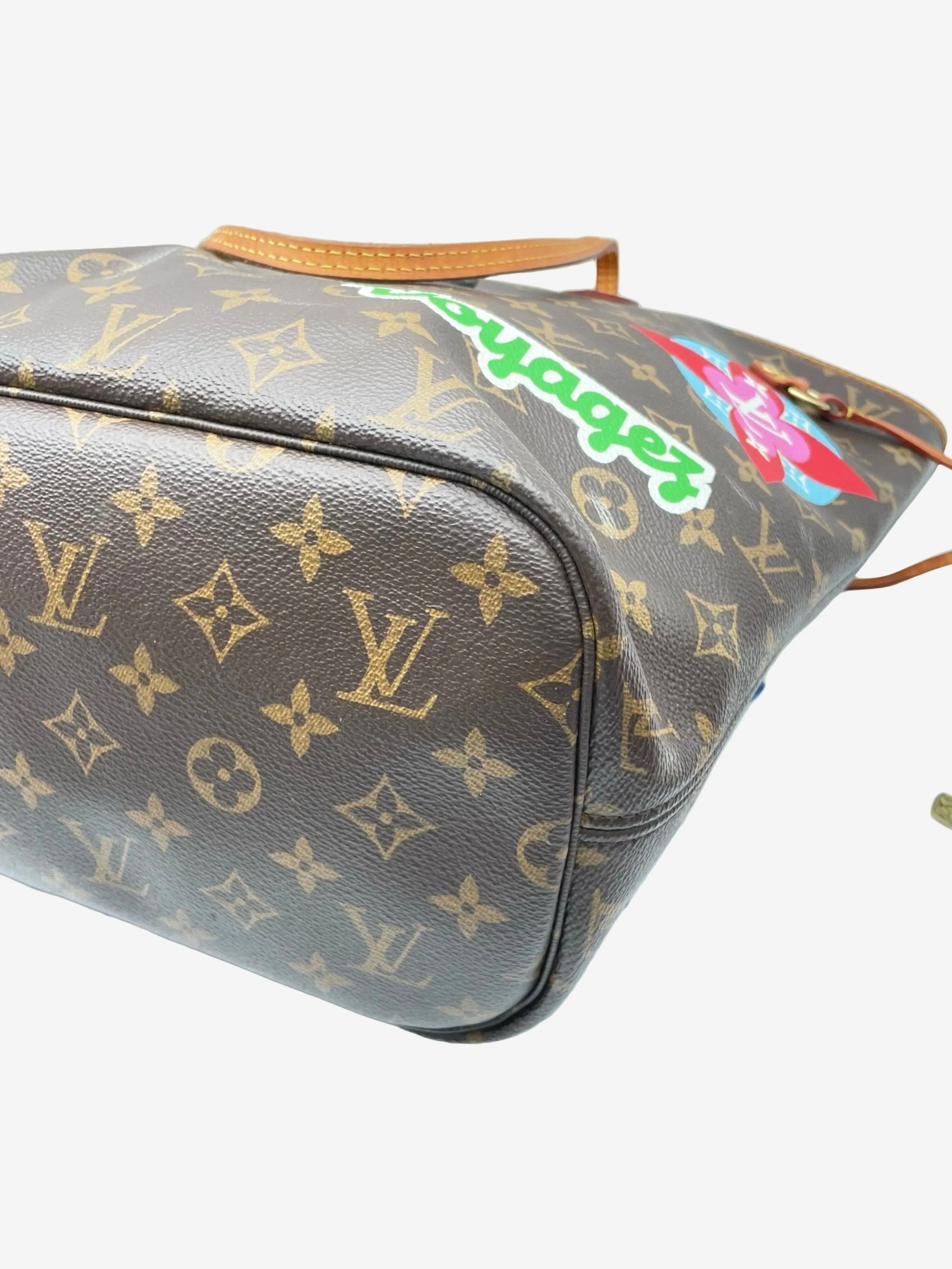 Brown 2018 Monogram Neverfull MM motif bag - Image 4
