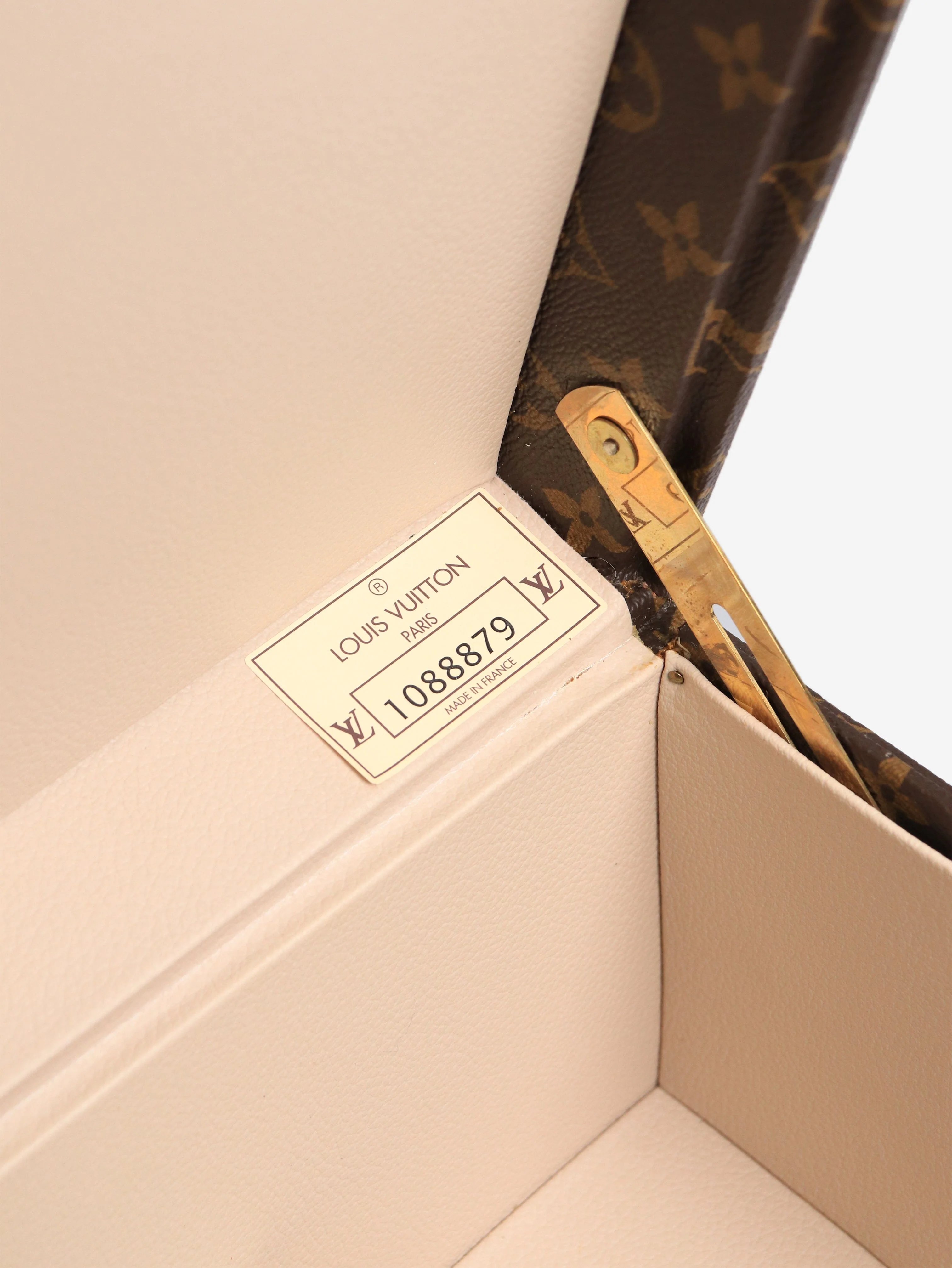 Brown Alzer 55 Monogram suitcase trunk - Image 10