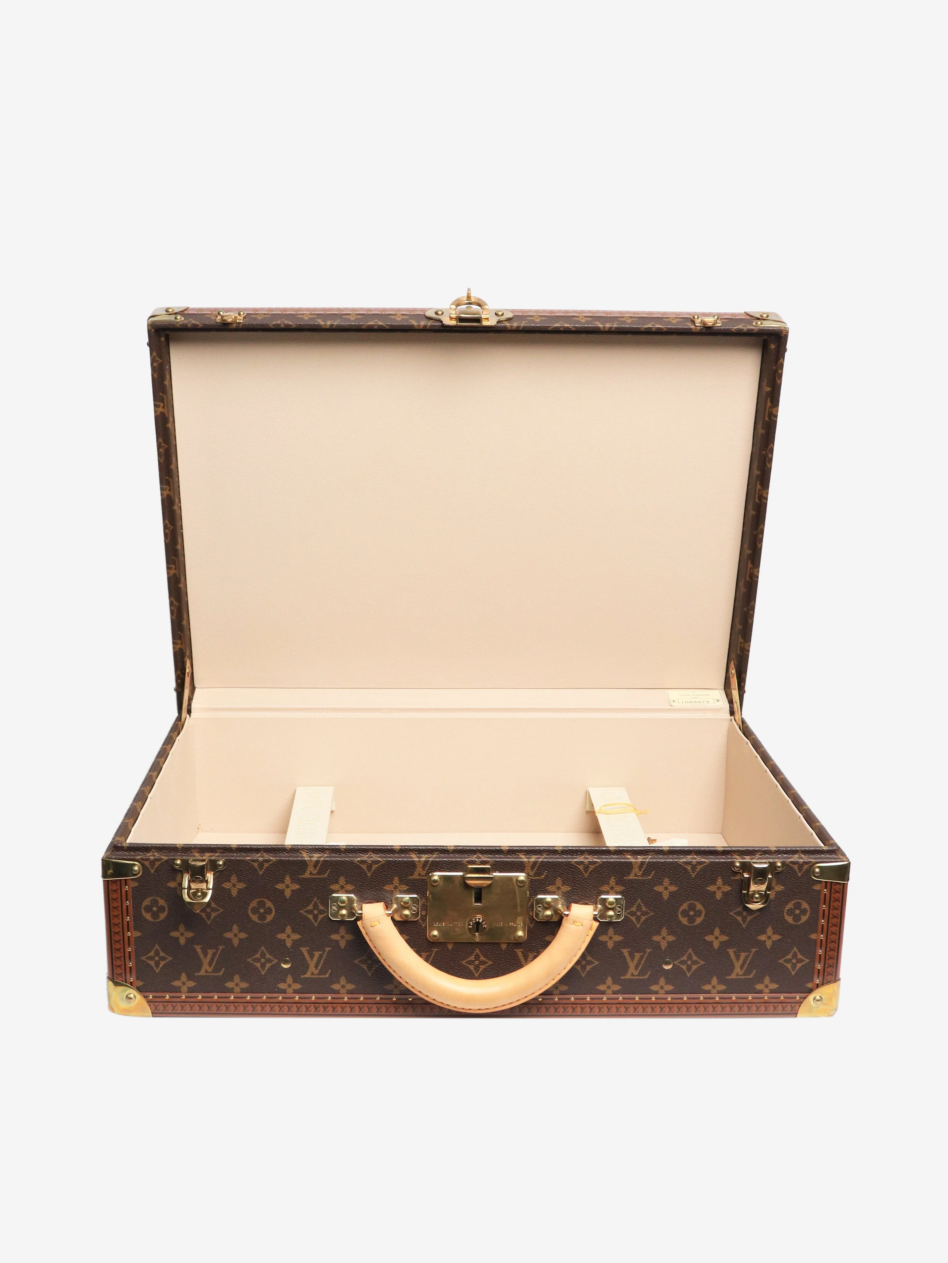Brown Alzer 55 Monogram suitcase trunk - Image 7