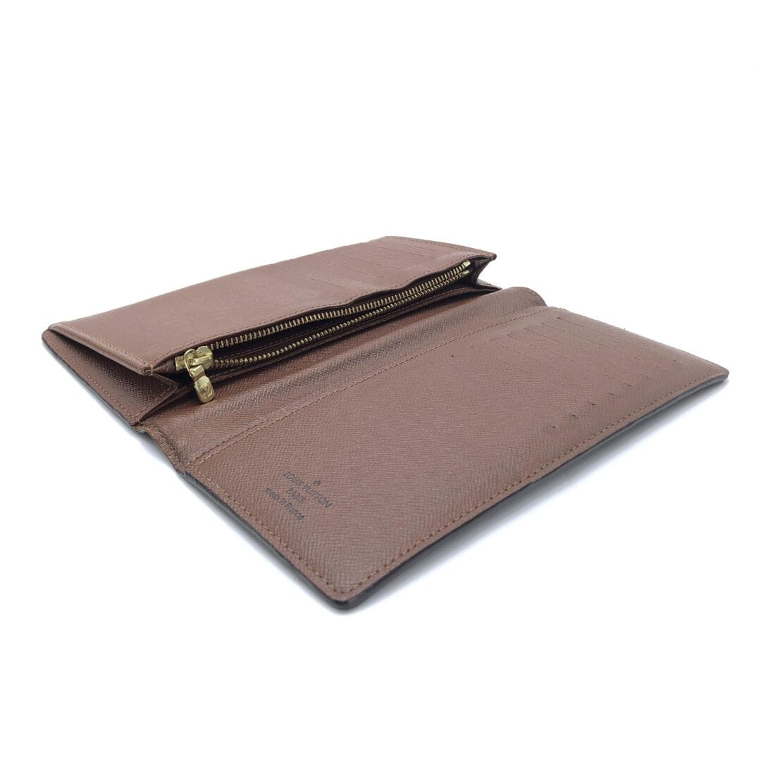 Brown Portefeuille Brazza long wallet - Image 5