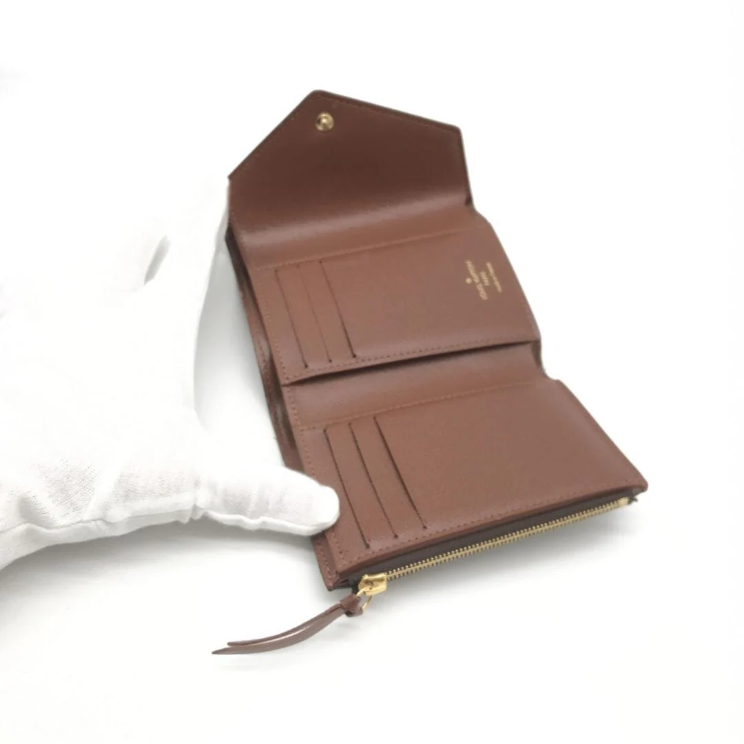 Brown Portefeuille Victorine wallet - Image 8