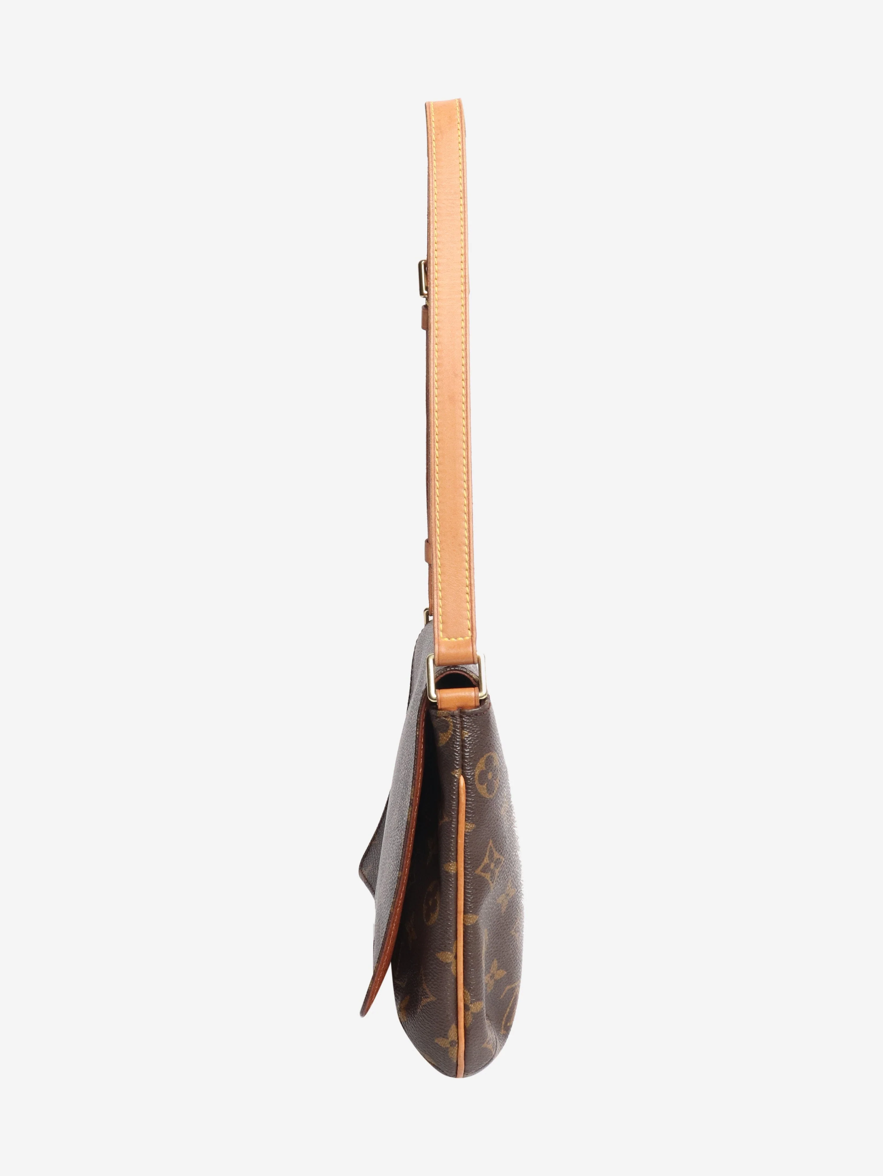 Brown vintage 1999 Monogram shoulder bag - Image 4