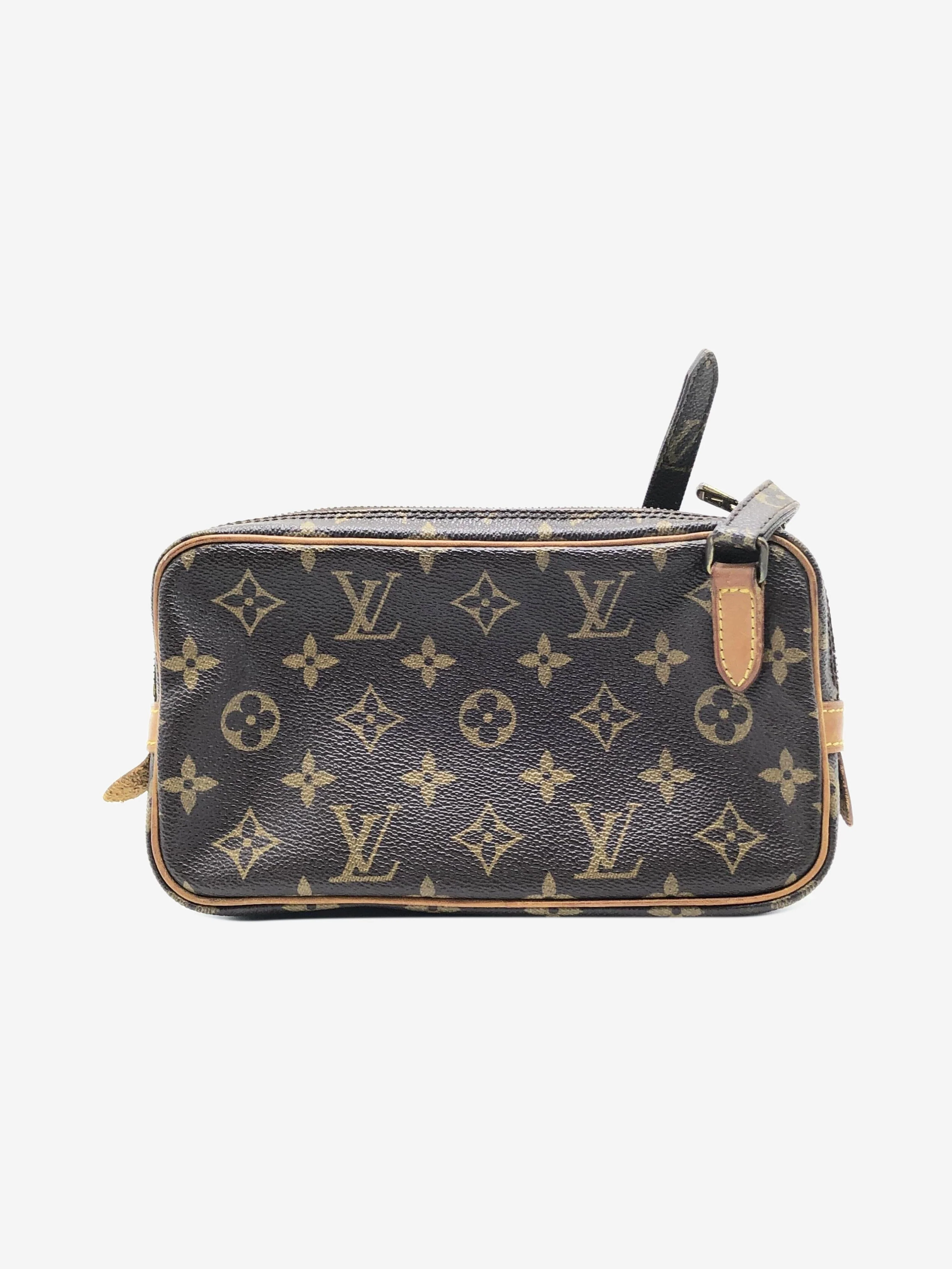 Brown vintage Monogram crossbody bag