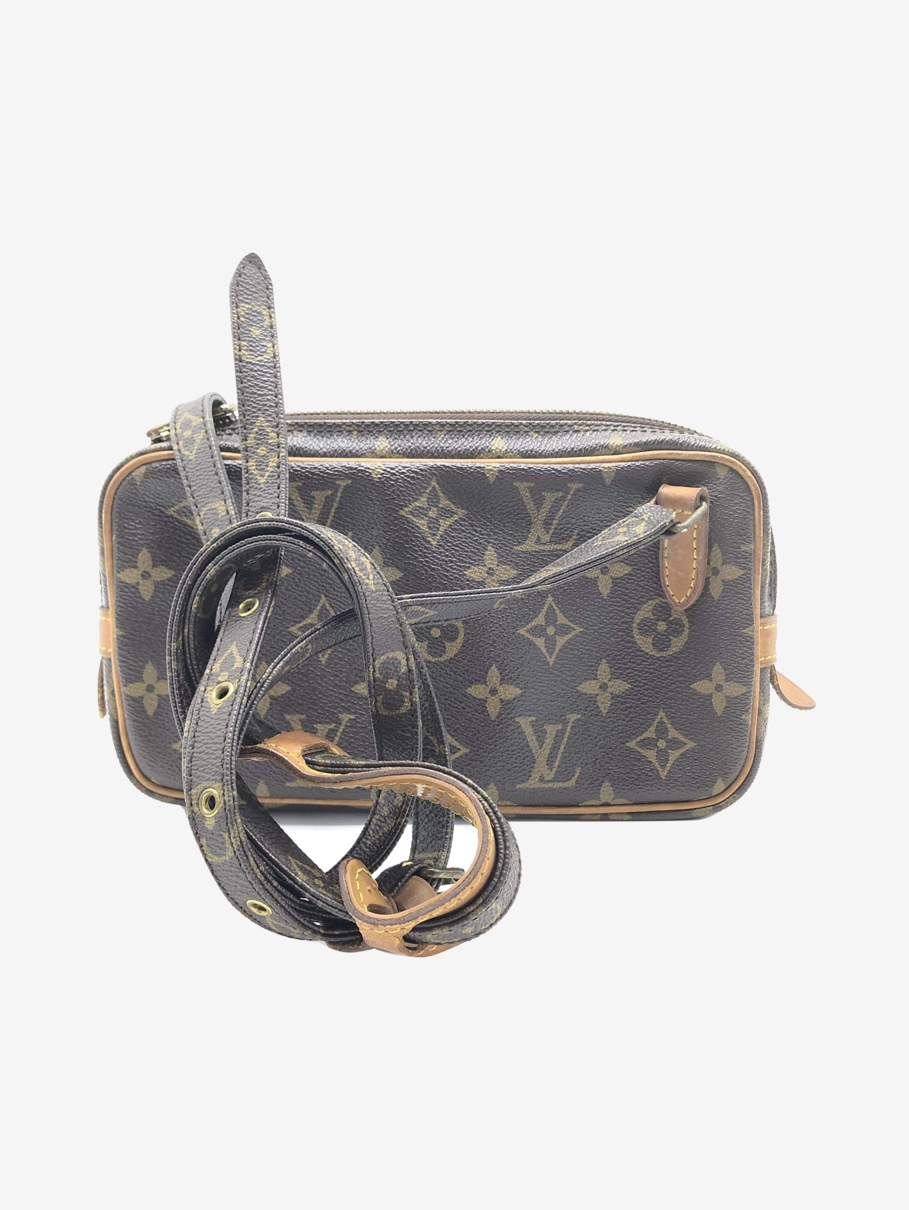 Brown vintage Monogram crossbody bag - Image 2